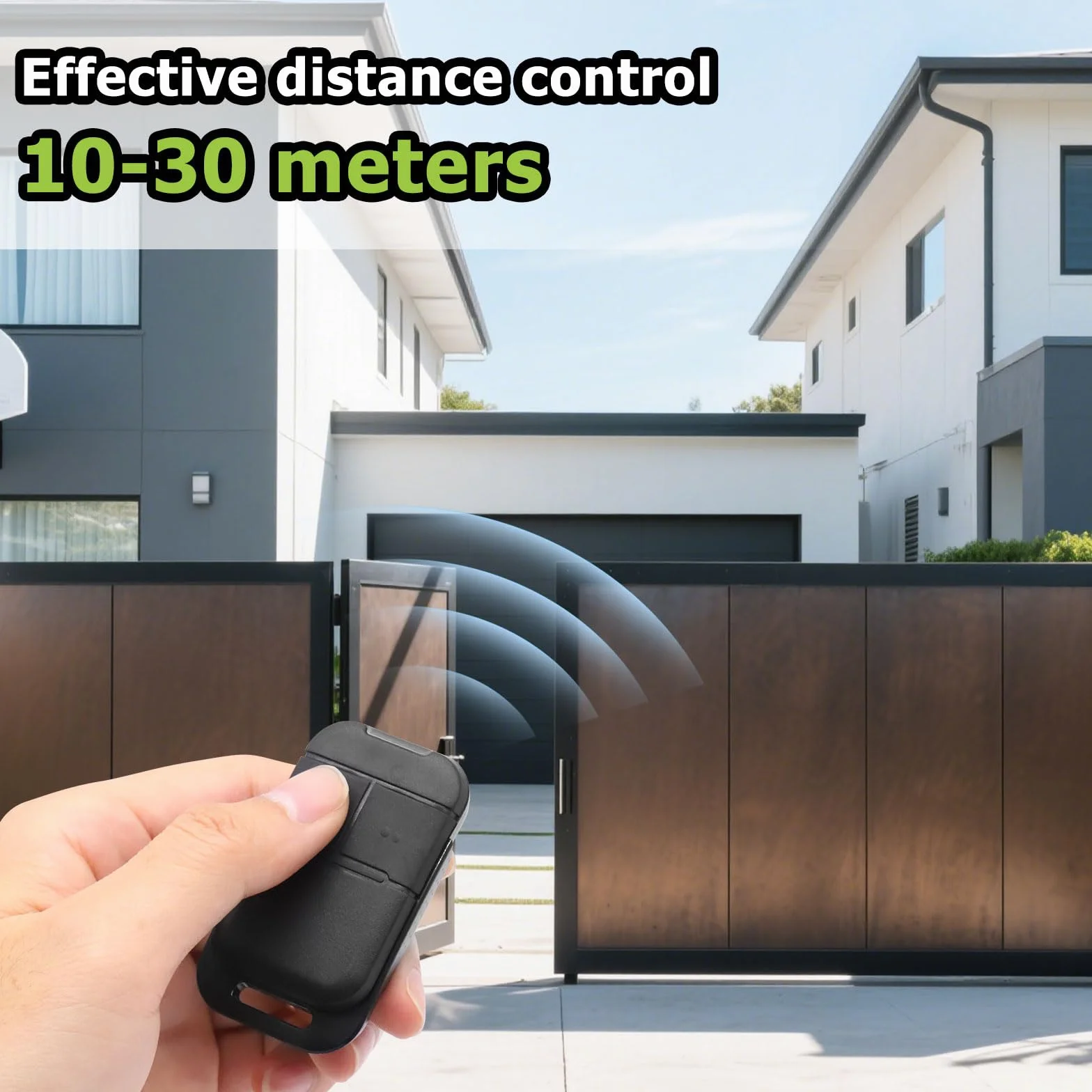 Télécommande Portail 433,42 MHz S0M-FY RTS 2 Canaux pour Porte de Garage