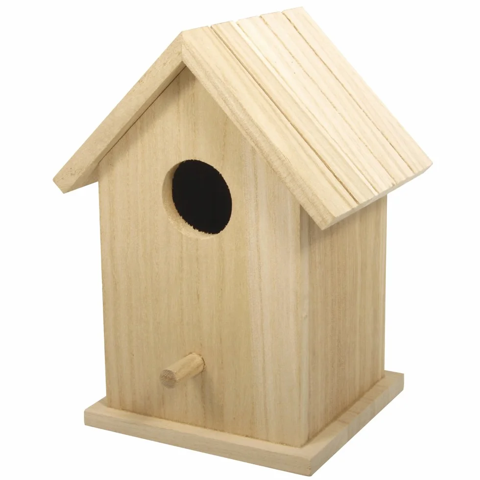 Rayher boîte nichoir en bois FSC Mix Credit 12,5x10x17cm nature Brown