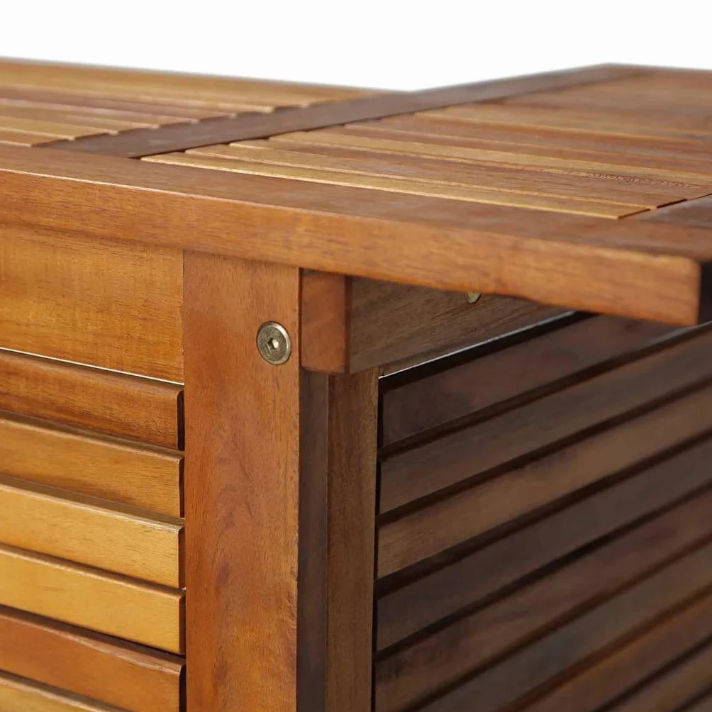 Table de Bar 110 x 50 x 105 cm Bois d'acacia Massif Brun