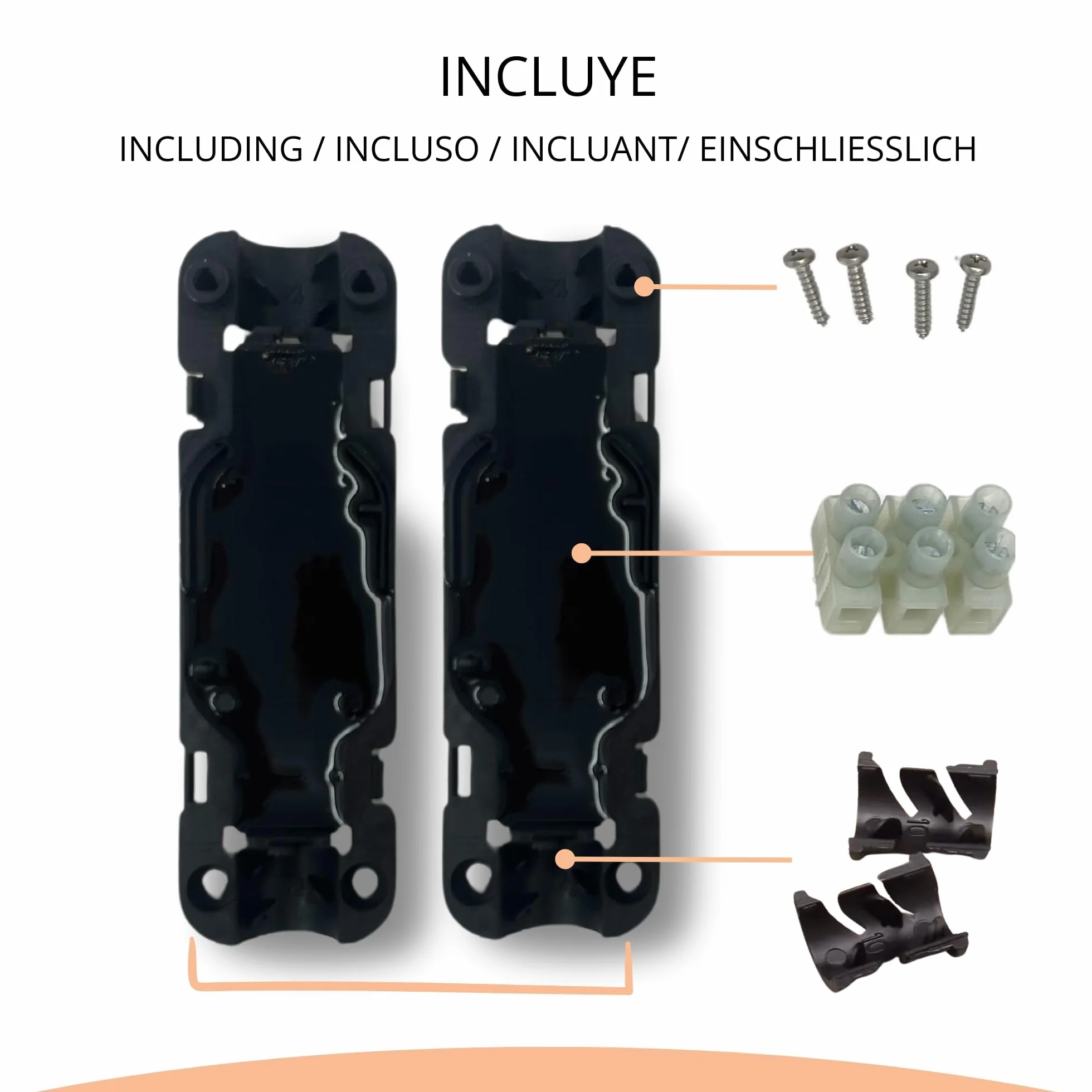 Boîte de Jonction Étanche IP68 2 Sorties 3 Pôles Imperméable Extérieur Jardin Piscine