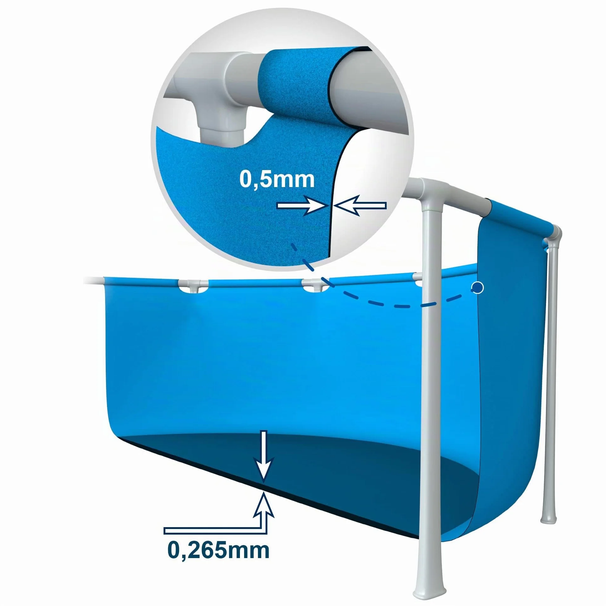 Intex Basen Metalowy 2,44 m x 76 cm Różowy 28290NP