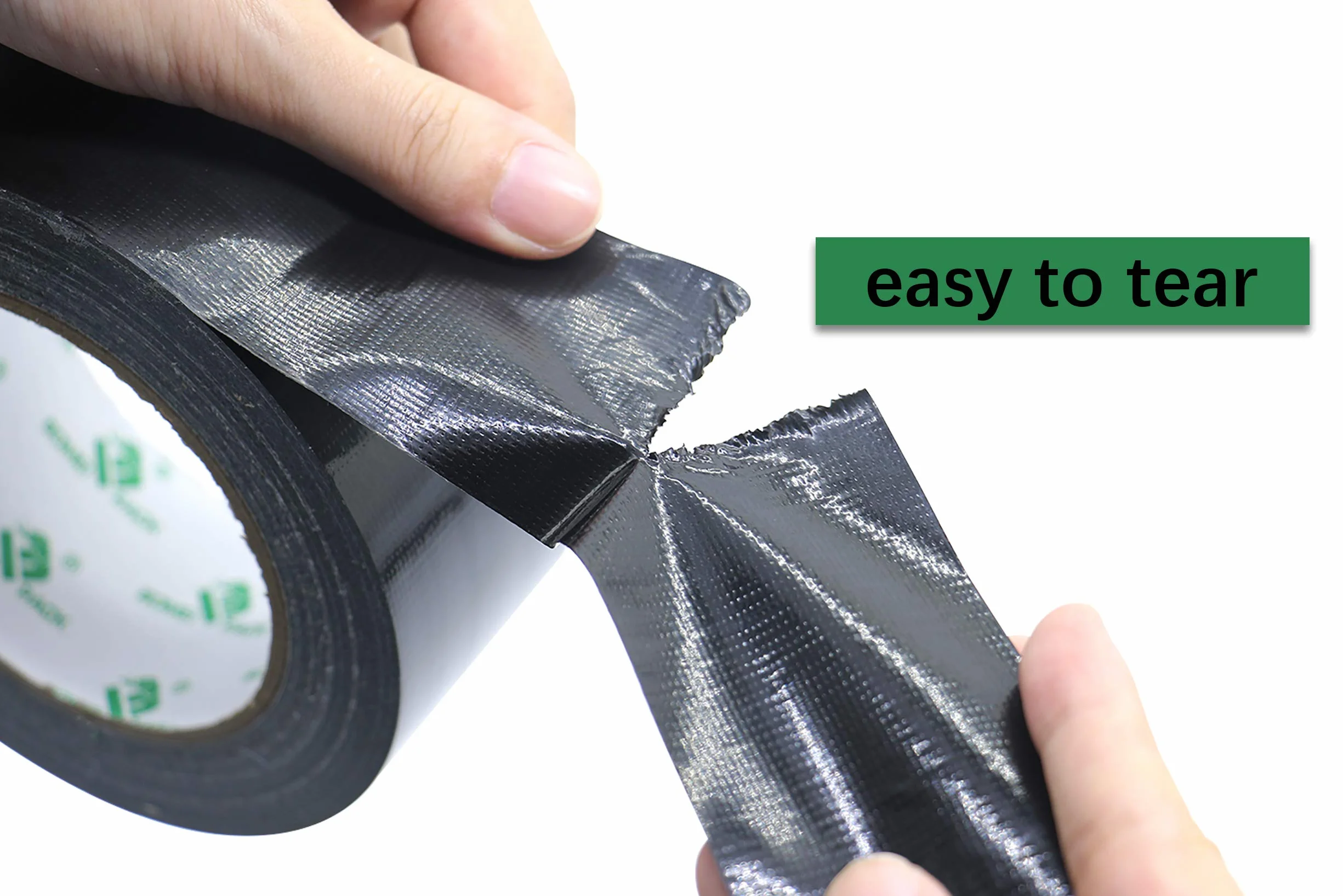 BOMEI PACK Ruban Adhésif Toilé Noir, Heavy Duty Duct Tape 3 Rouleaux 50 mm x 50 m
