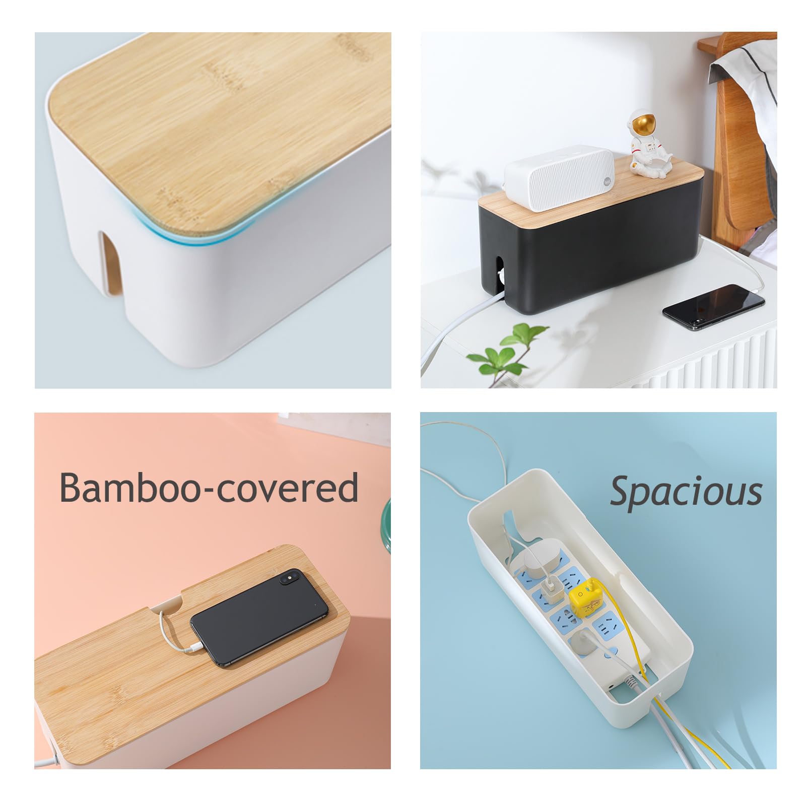 Elegant Wall-Mounted Cable Organizer