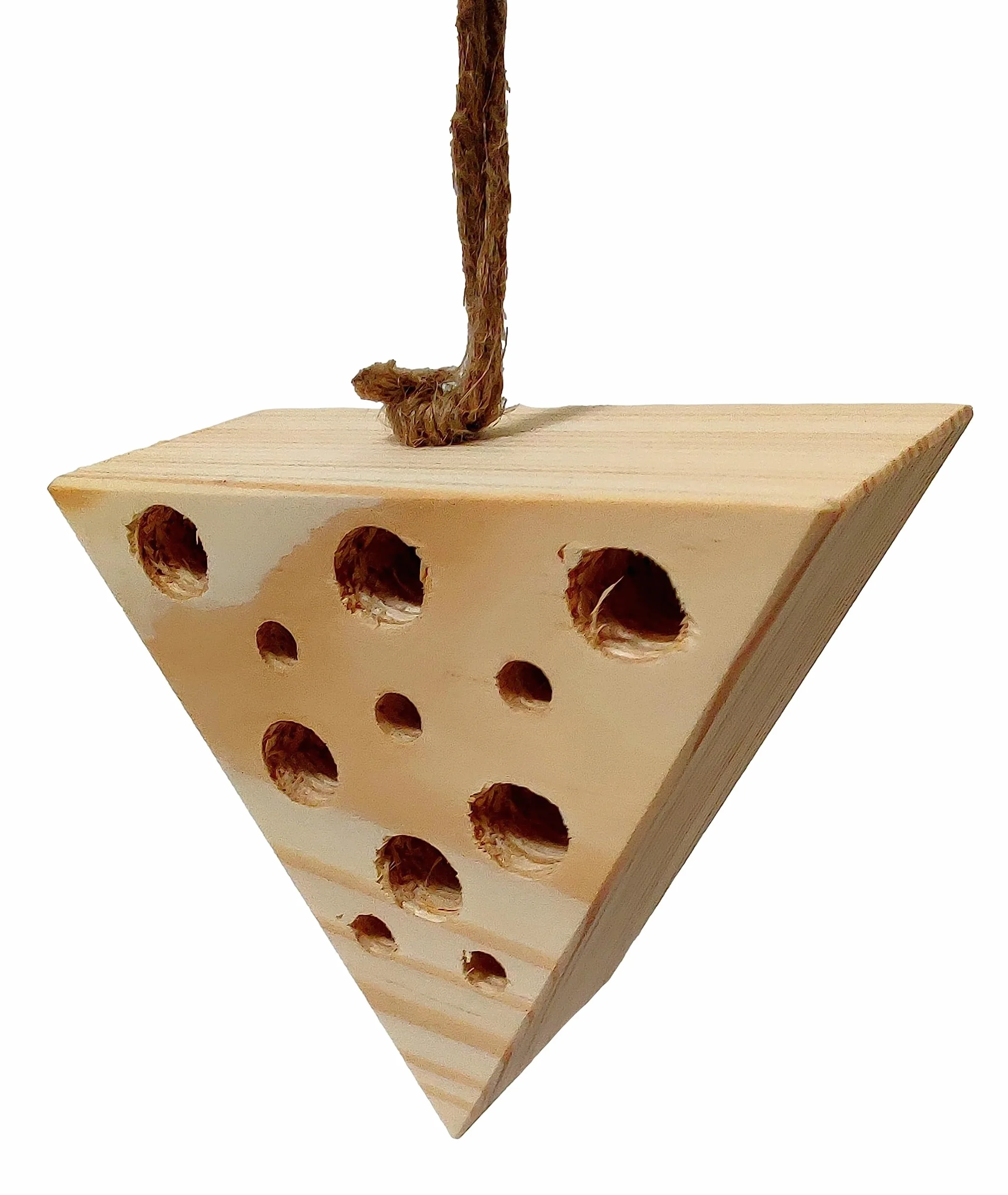 Wooden World - Hôtel pour Insectes – Abris écologique Naturel en Bois pour Insectes - Triangle inversé