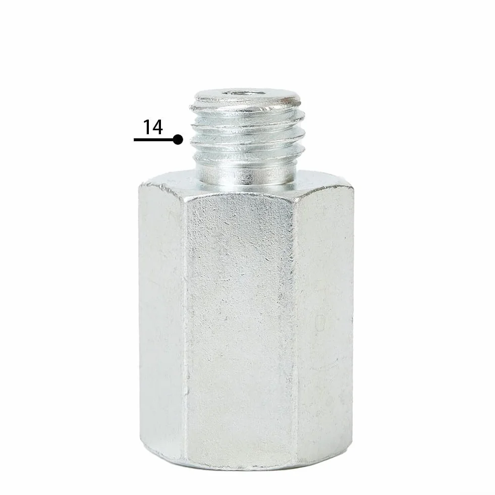 Adaptateur de filetage M14 vers M16 pour meuleuse et polisseuse, construction métallique