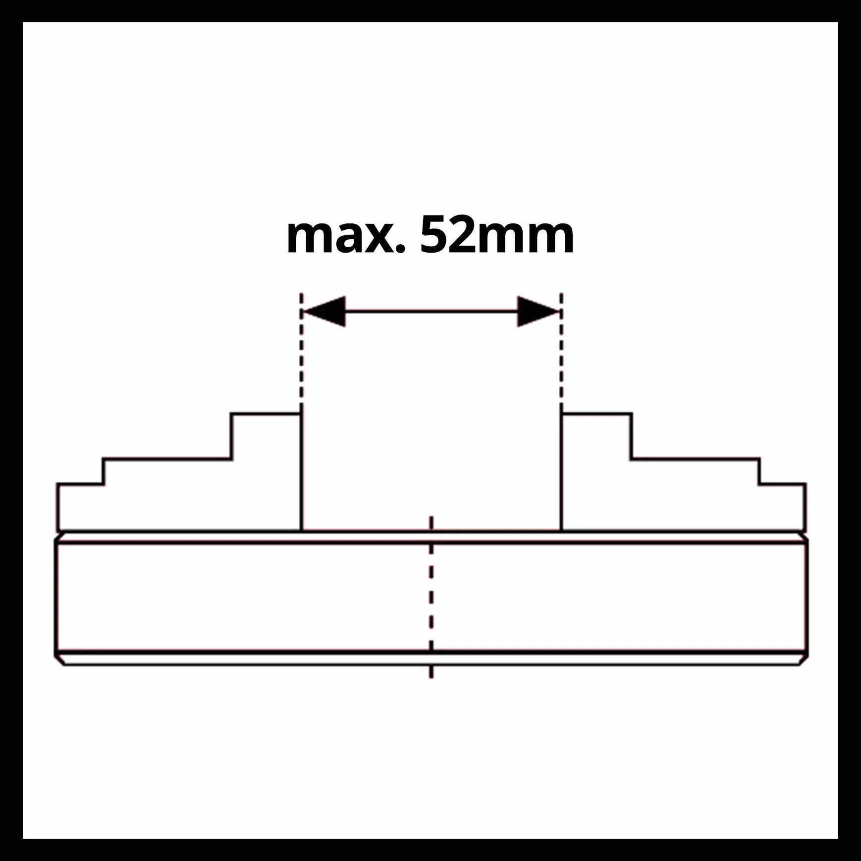 kwb by Einhell Mandrin à quatre mors pour tours à bois Ø 18-134 mm filetage M18 TC-WW 1000
