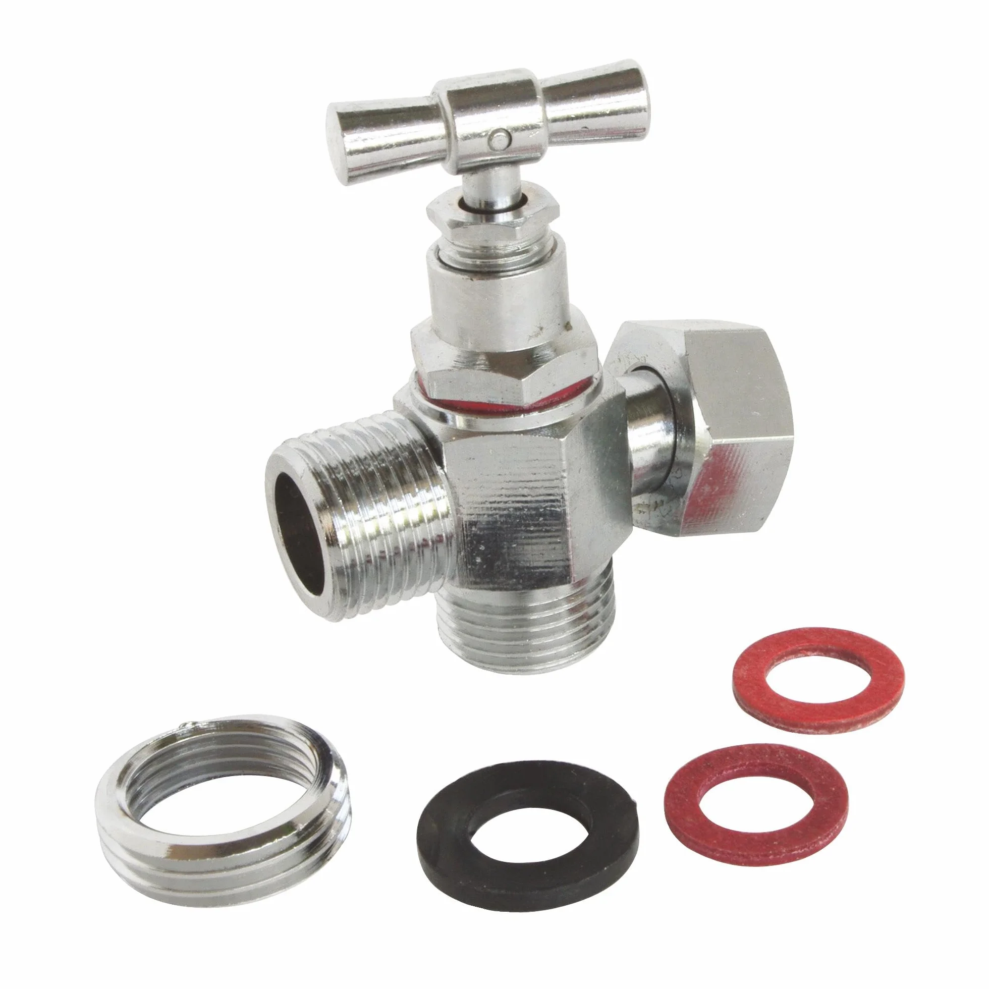 SOMATHERM FOR YOU douchette WC robinet 3 voies laiton chromé flexible 1,2m support mural