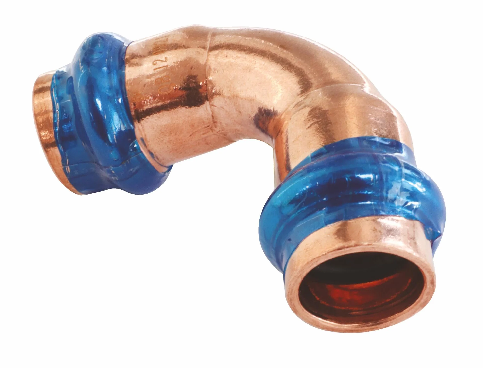 SOMATHERM Courbe 90° cuivre à sertir FF Ø14 raccord indémontable EN1057 16 bars 95°C