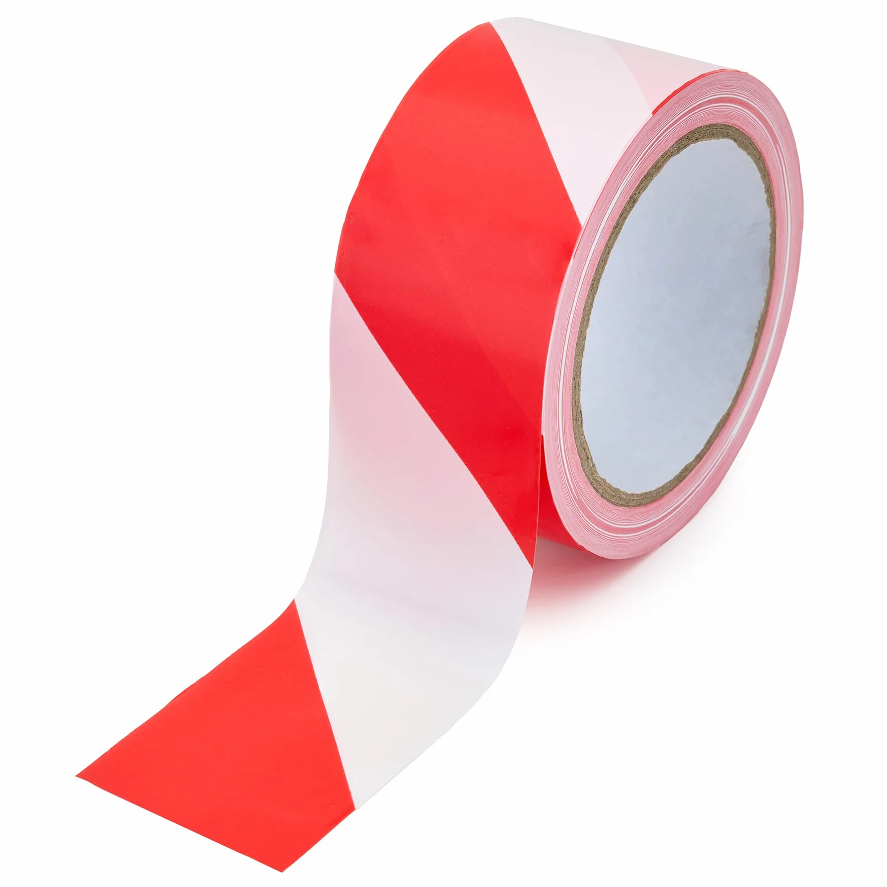Rubalise Rouge et Blanc 50mm x 100m Ruban de Balisage Chantier LDPE Haute Visibilité
