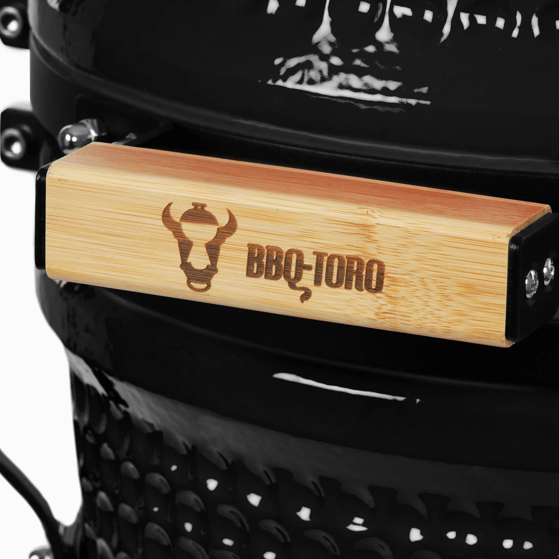 BBQ-Toro Ceramic Kamado BBQ Ø 32 cm avec thermomètre, poignée en bois