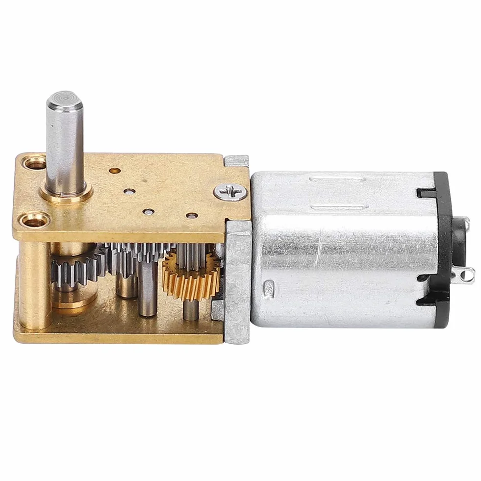 Mini moteur à engrenages en métal N20 DC12V 68RPM réduction de vitesse CW/CCW