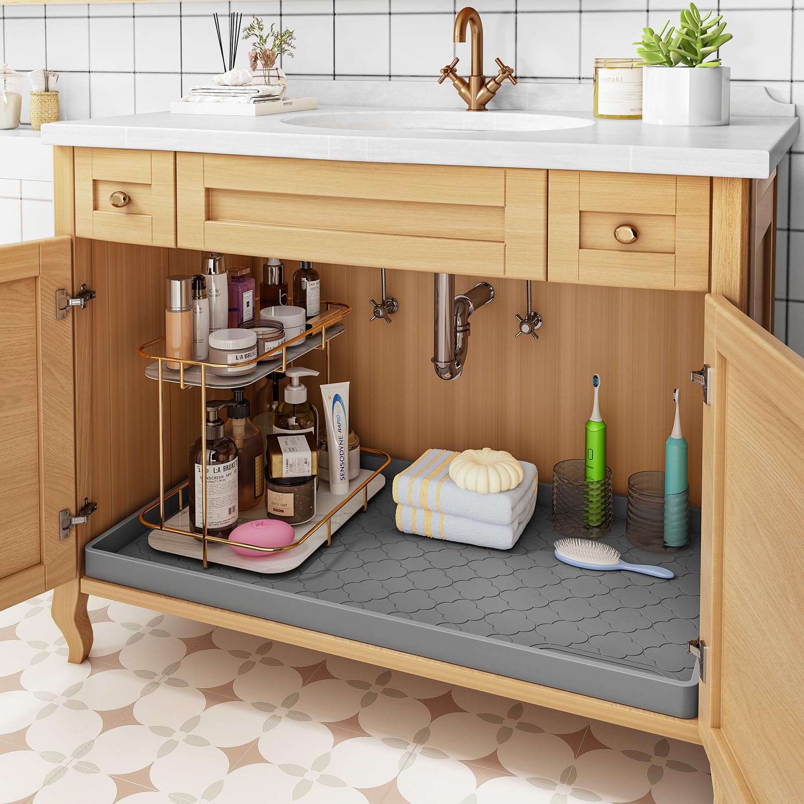Premium Silicone Under-Sink Cabinet Mat