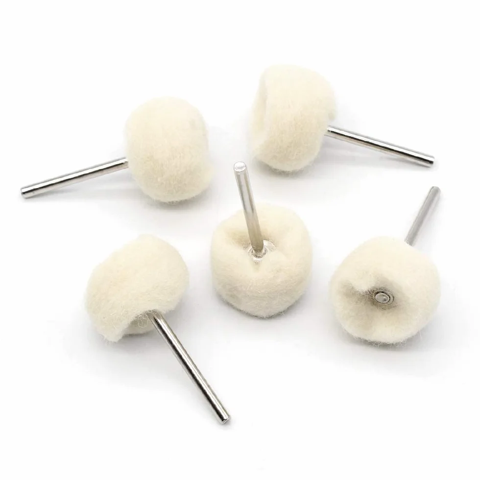 Roue de Polissage en Coton Beige 25 Pièces pour Dremel Outils Rotatifs