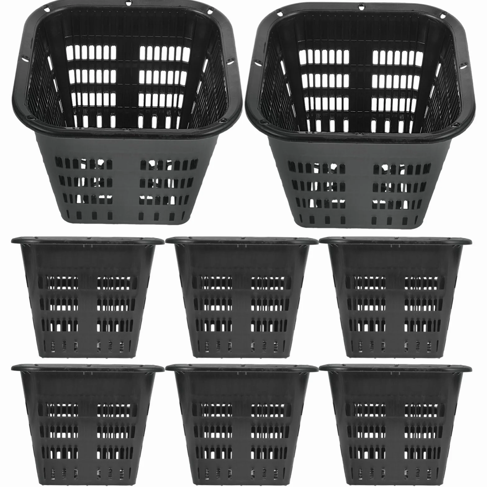 Supvox Lot de 8 paniers à légumes hydroponiques - Pot en maille carré plastique