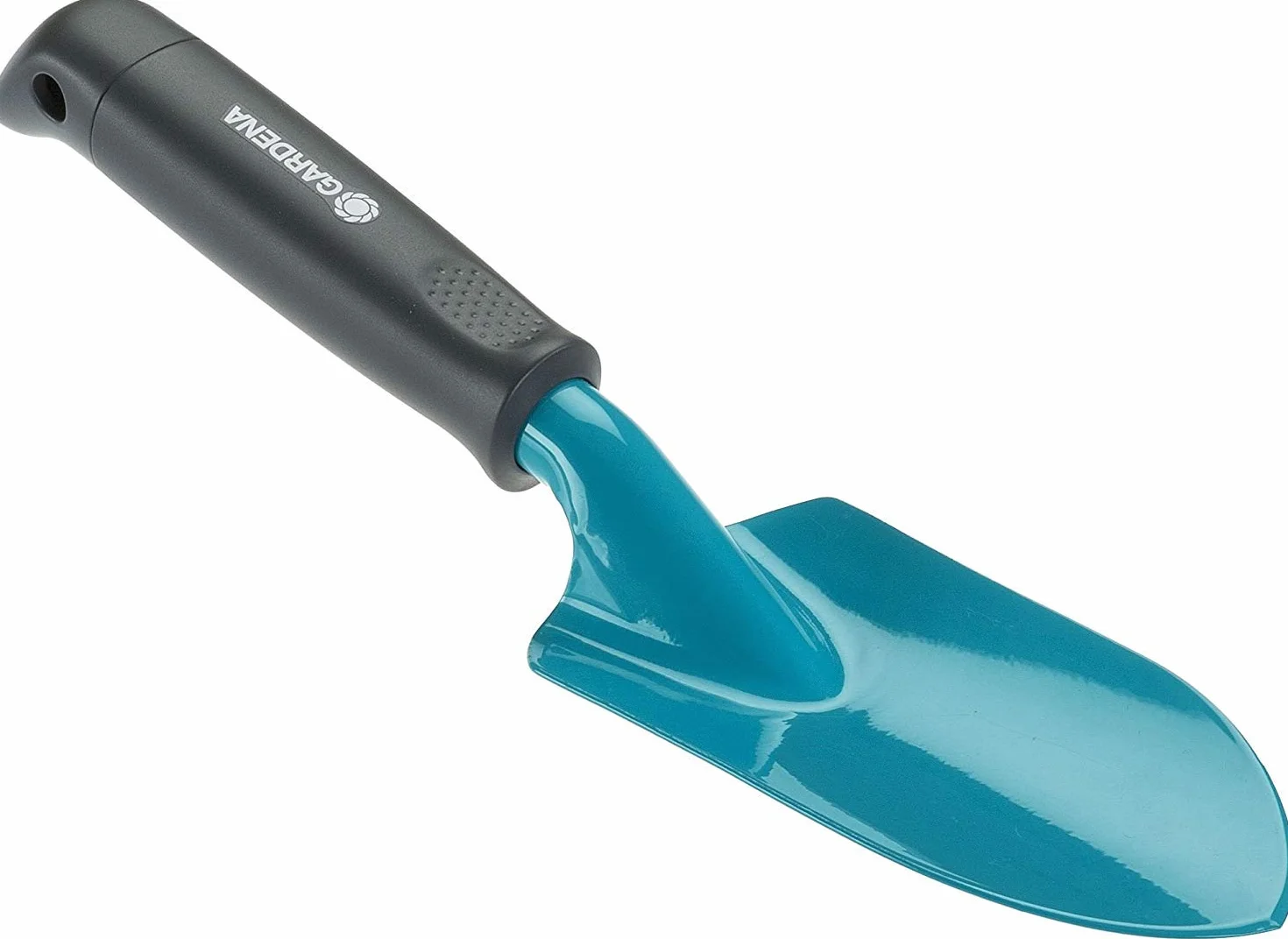 Transplantoir Classic de Gardena : pelle universelle pour la plantation et le repiquage dans le jardin et sur le balcon, acier de qualité, poignée ergonomique, largeur de travail 8 cm (8950-20)