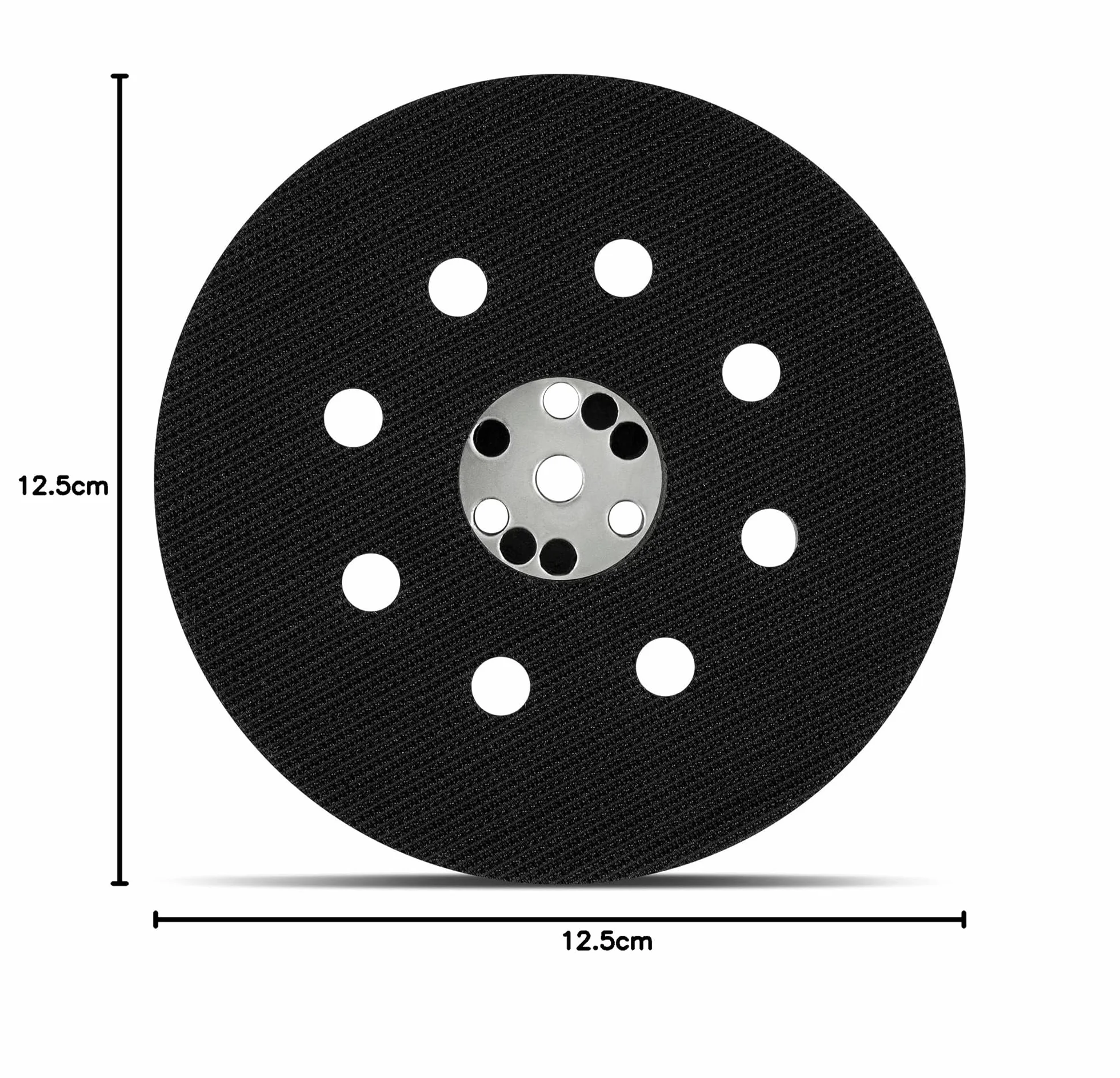 Disque Abrasif 125 mm 8 trous mi-dur Compatible Bosch SKIL