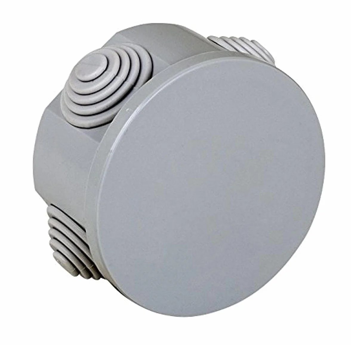Electraline Boite dérivation ronde Diamètre 65 mm IP44 Gris