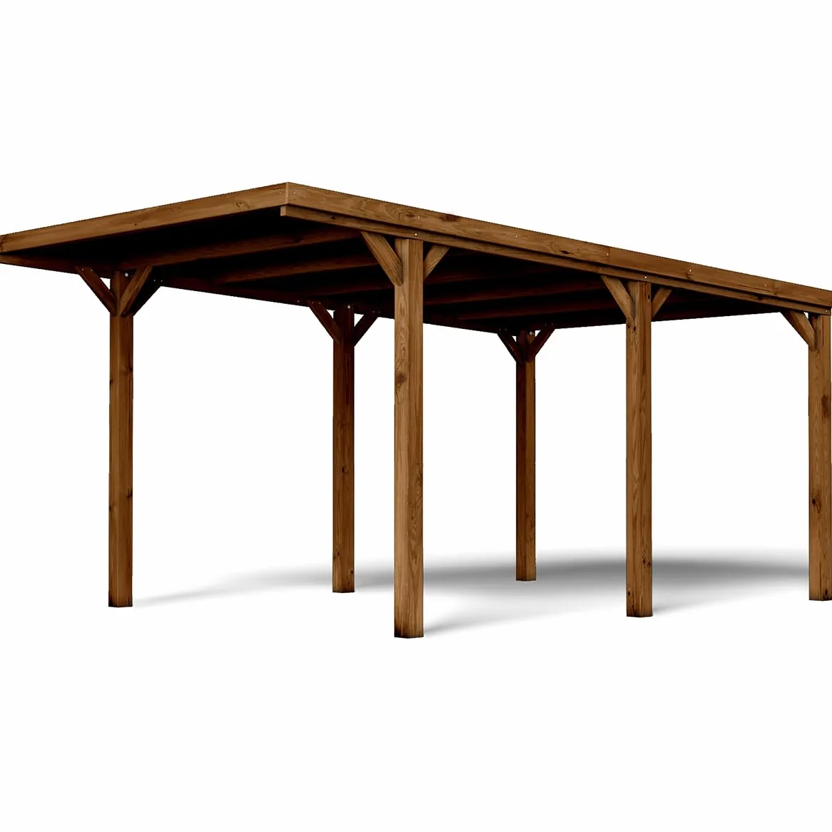 Carport Bois 1 Voiture 16,5 m² Victor