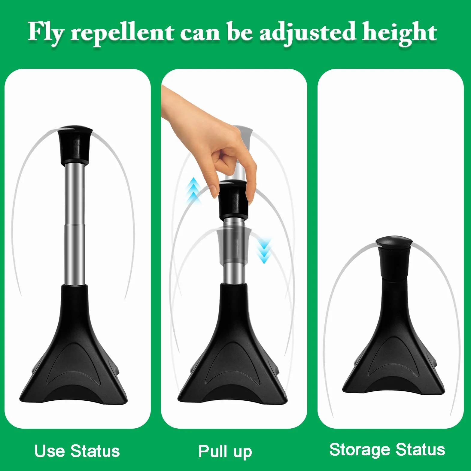 Mouches et Moustiques Repoussent Ventilateurs d'insectes Gardez Loin de la Nourriture sans Produits Chimiques