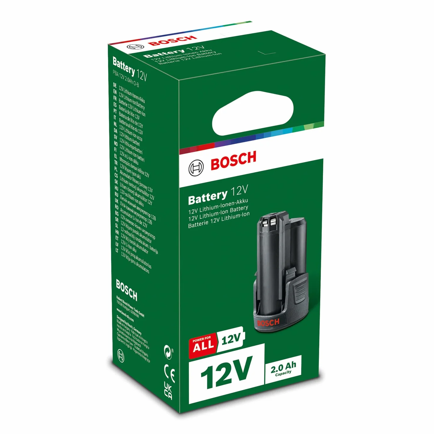 Bosch Home and Garden Wechsel-Akku 12V 2,0 Ah 12 Volt System