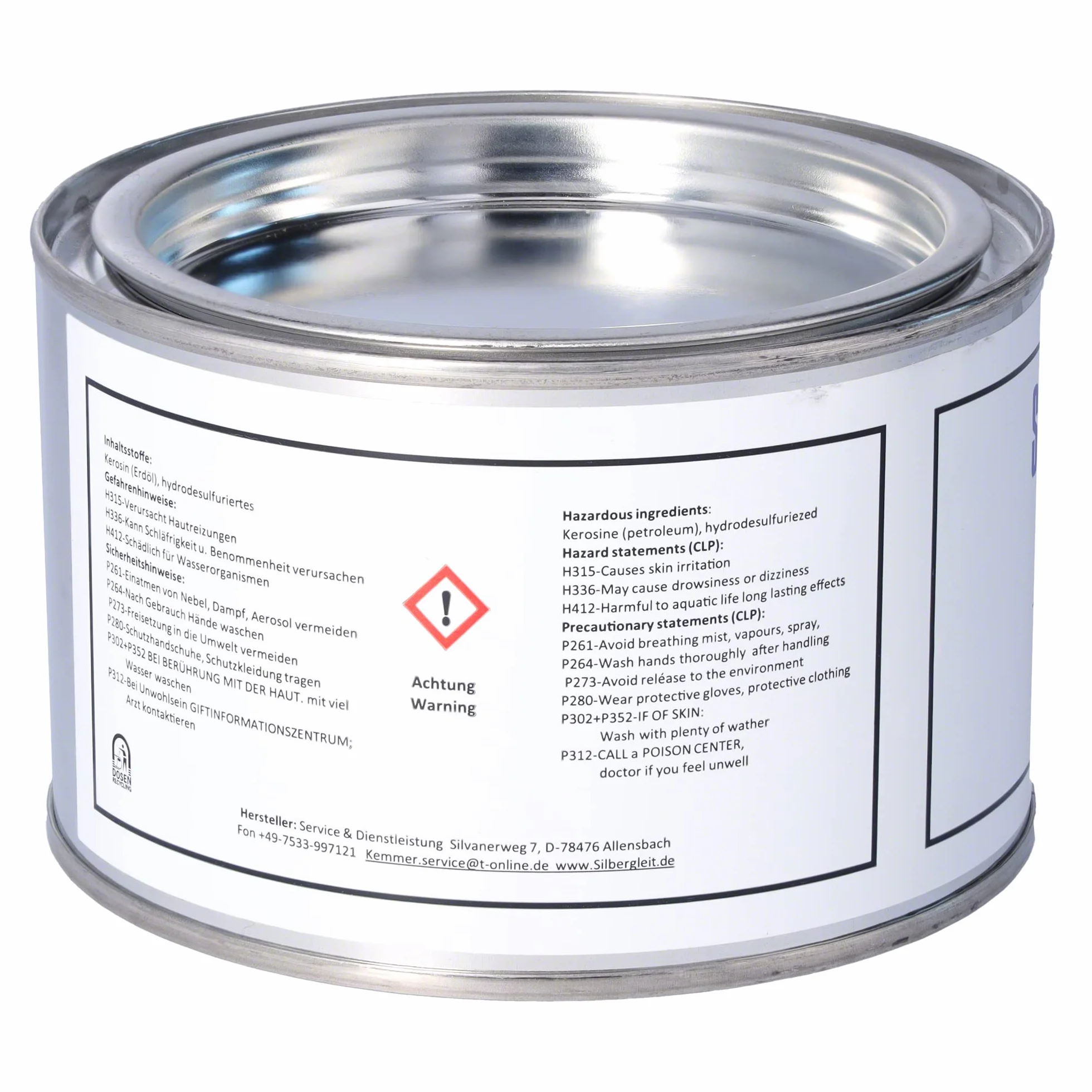 Silbergleit Lubrifiant pour bois 350 ml sans silicone