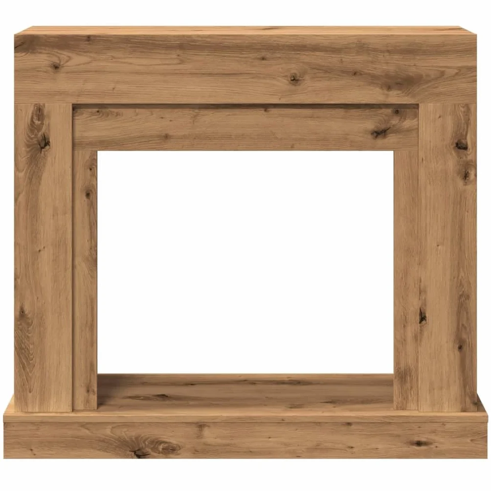 vidaXL Cadre de cheminée chêne Artisanal 100x30x87,5cm Bois ingénierie
