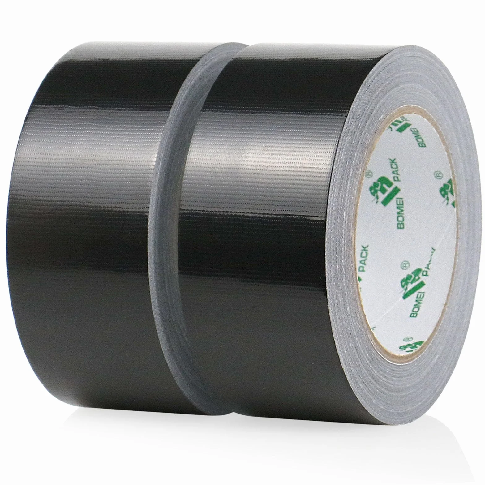 BOMEI PACK Ruban Adhésif Toilé Noir Heavy Duty Duct Tape 50 mm x 30 m