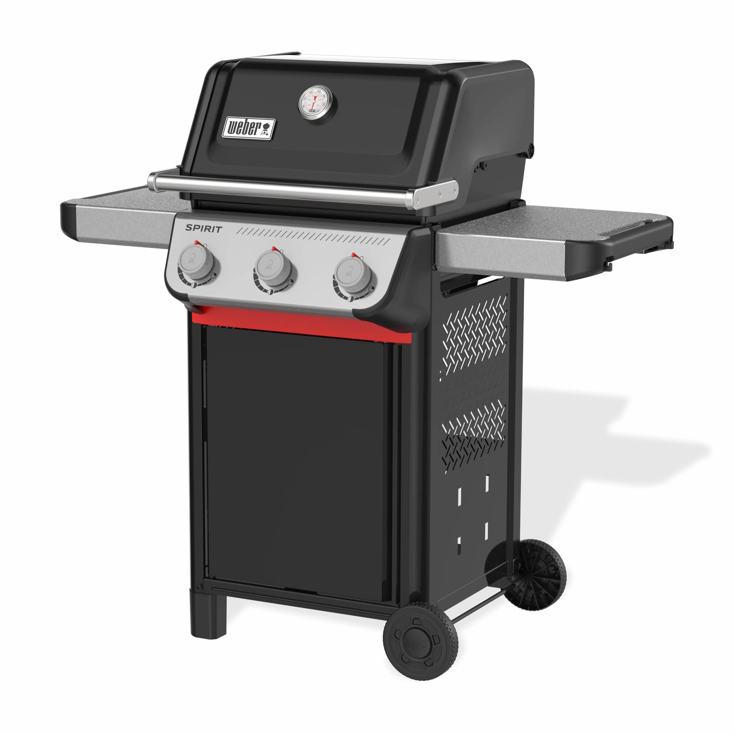 Weber Spirit E-310 barbecue à gaz 3 brûleurs 51 x 46 cm grille chaleur uniforme noir argent