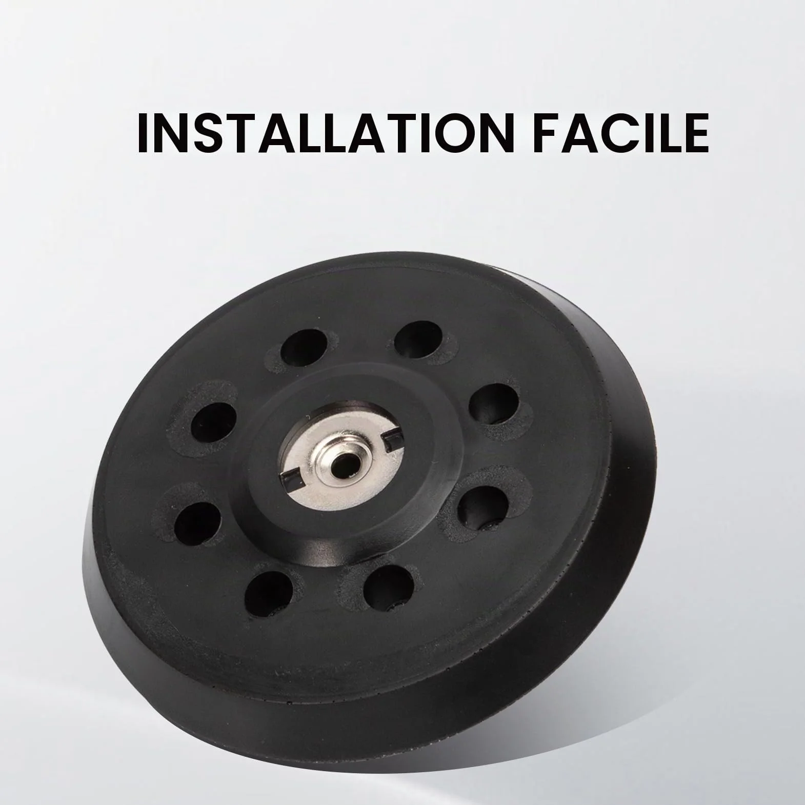Plaque de ponçage perforé 125 mm pour Metabo SXE 325 Intec 425 Turbotec 631220000