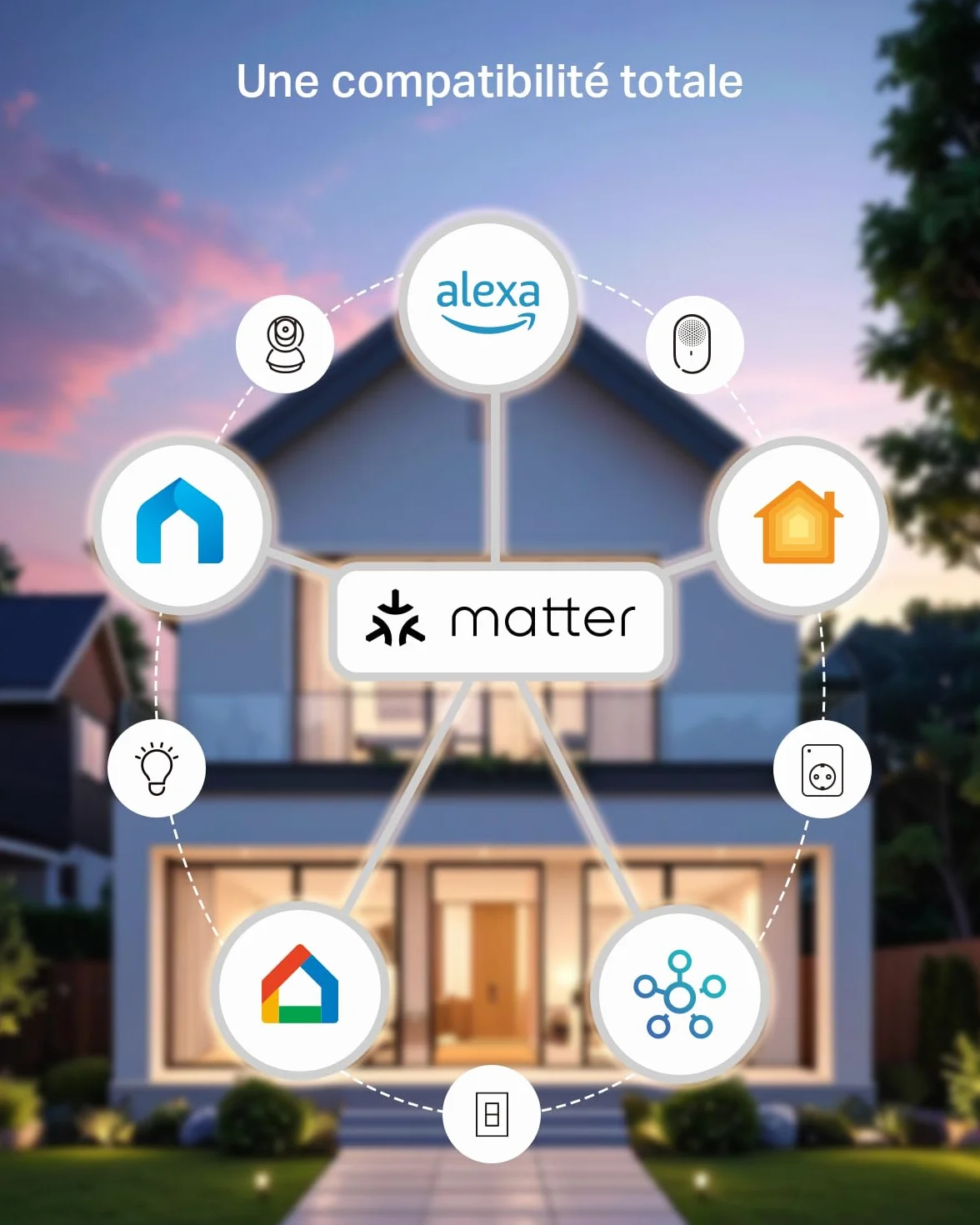 Tapo P110M Prise Connectée WiFi 16A Type E Suivi Consommation Compatible Alexa Google Home SmartThings 2-pack