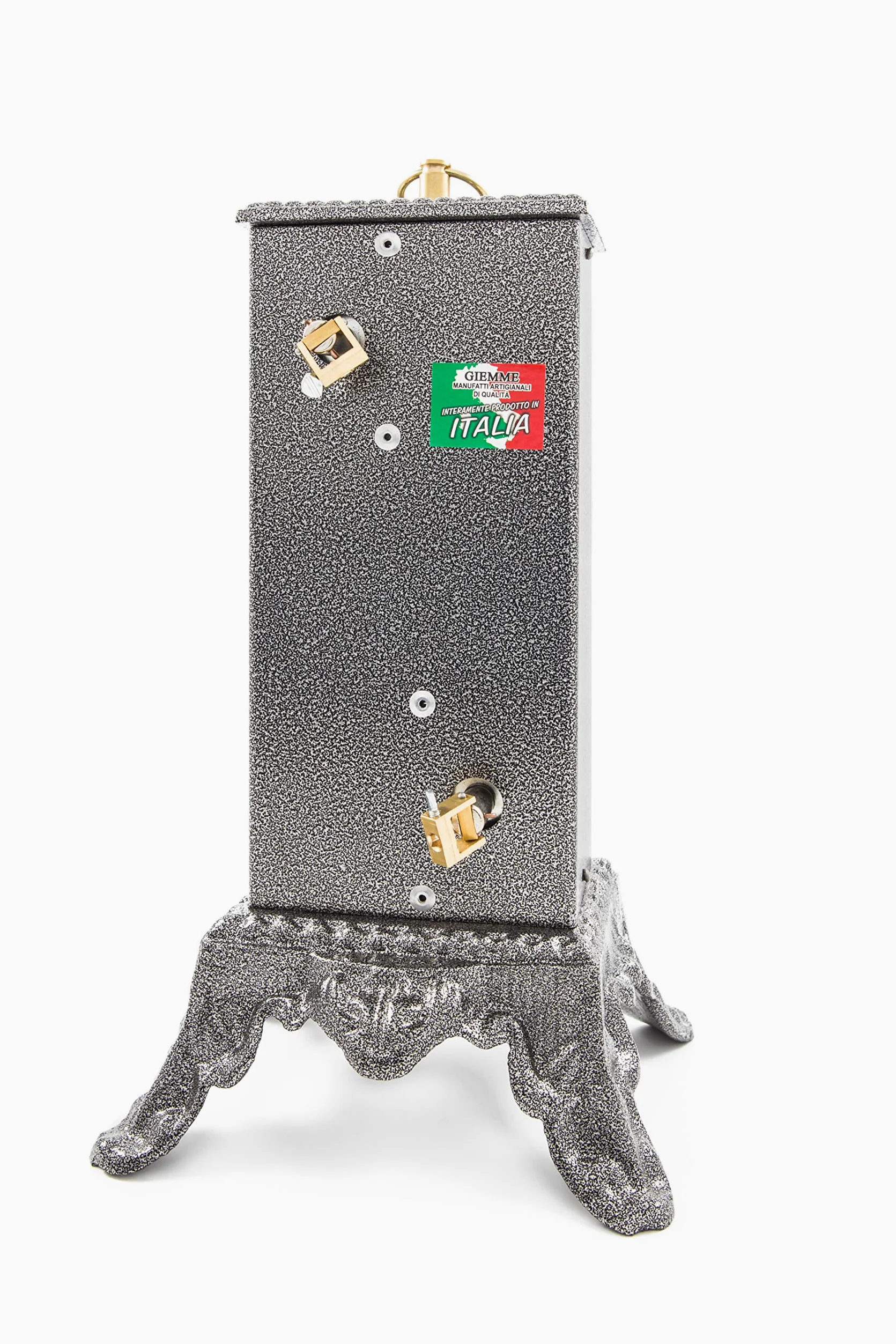 Giemme Spoleto Tournebroche Décalé 2 moteurs, brochettes fixes décalées, capacité 6+6 kg