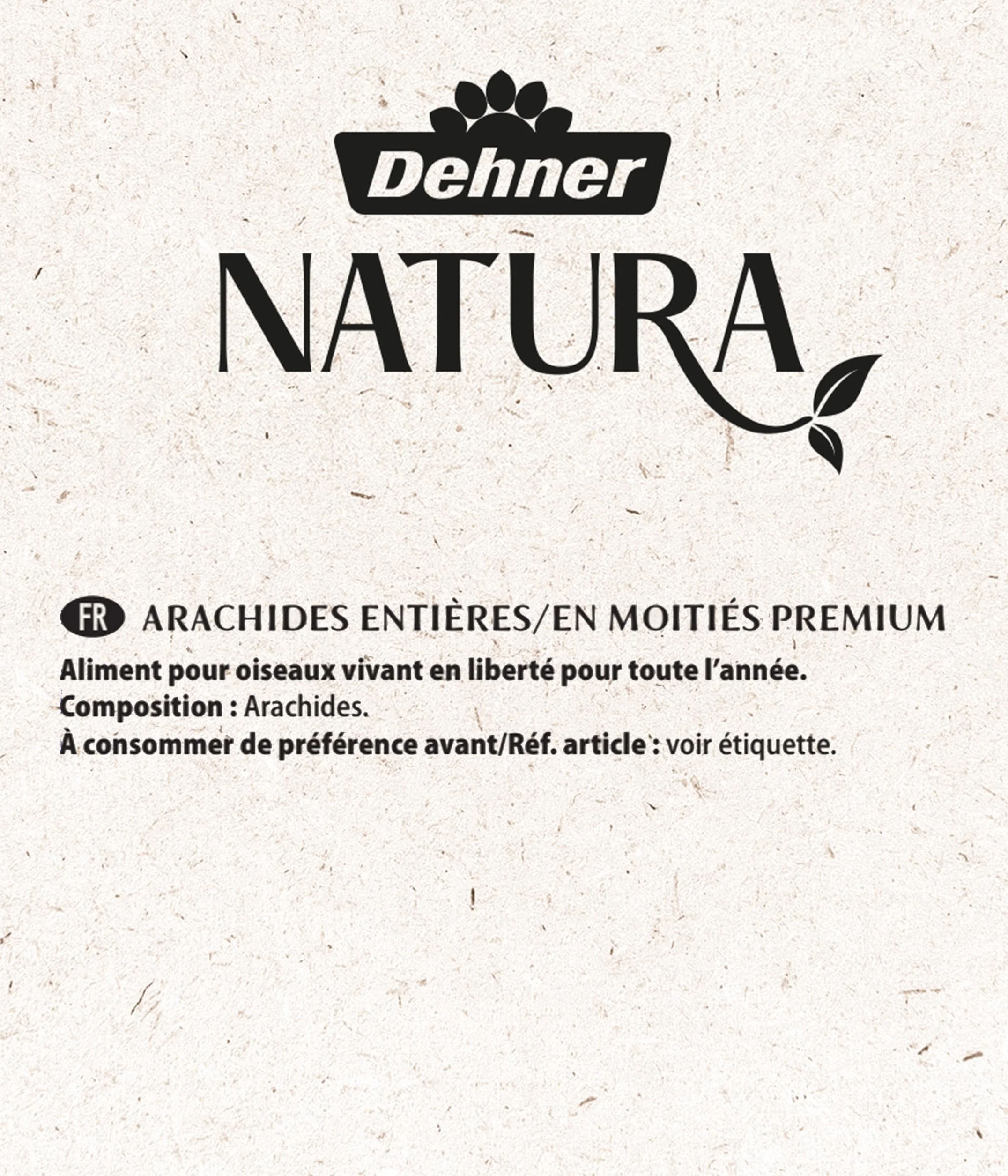 Dehner Natura Premium Nourriture pour Oiseaux Sauvages arachides entières et Semi-entières 10 kg
