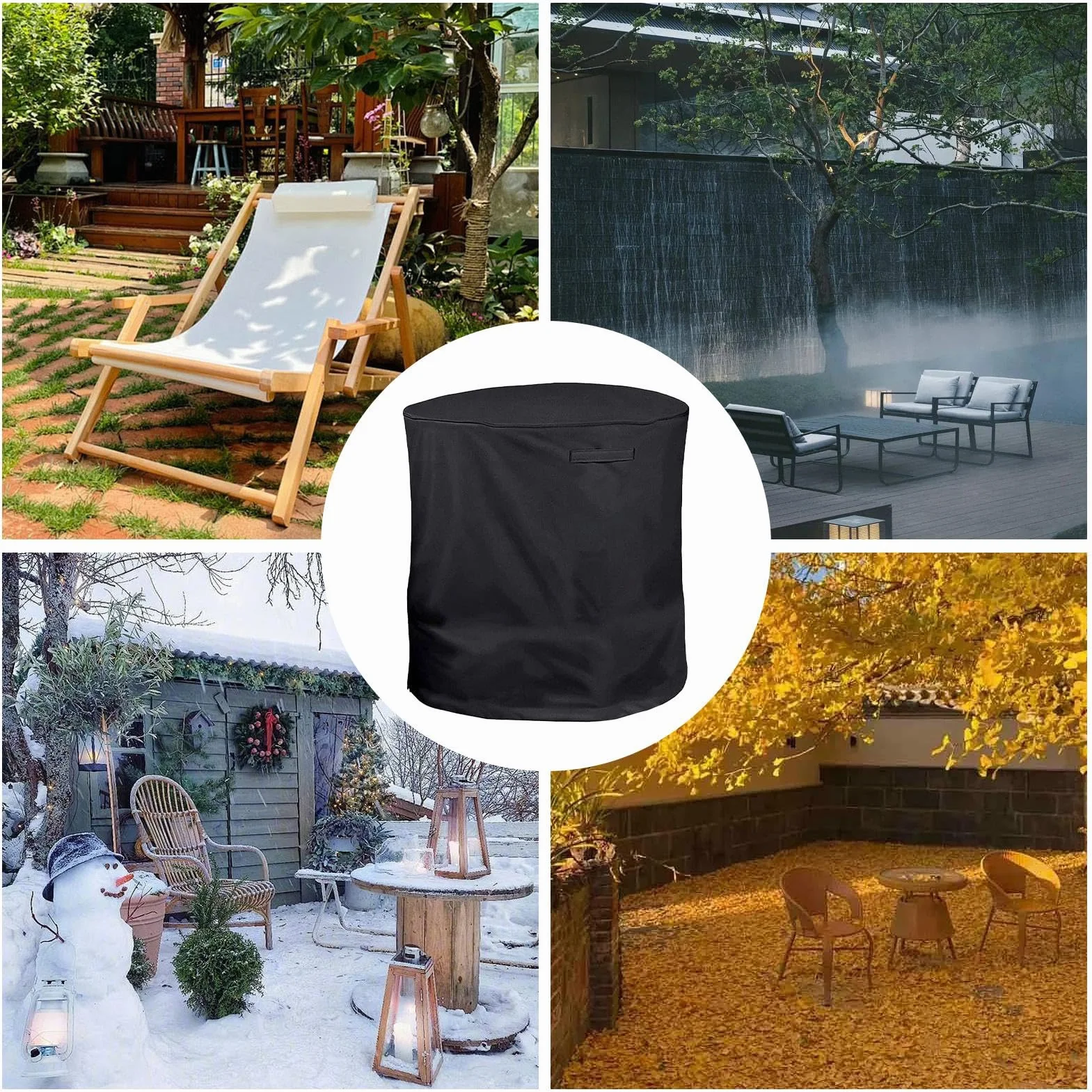 Couvercle de broyeur de feuilles électrique, couvercle anti-poussière pour broyeur de feuilles d'extérieur | Housse imperméable et anti-poussière pour déchiqueteuse à bois longue