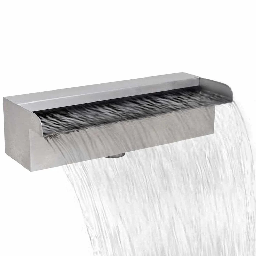 Lame d eau rectangulaire 30 cm Acier inoxydable piscine