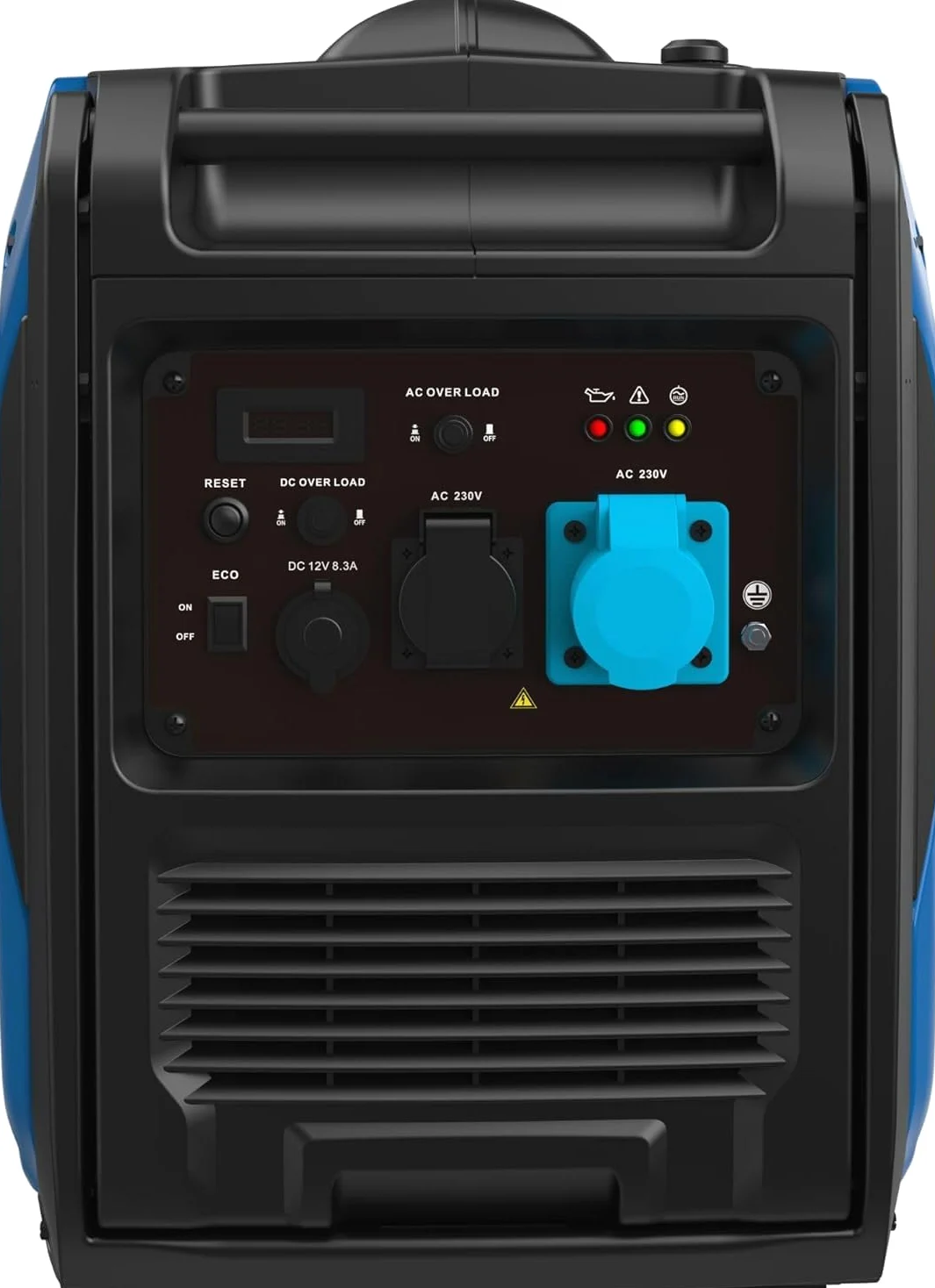 Hyundai Groupe Électrogène Inverter 5500 W / 5 kW Continu, Démarrage Électrique, Essence, Onde Sinusoïdale Pure, Réservoir 11 L, Garantie 3 Ans - HY6250SEi-EU