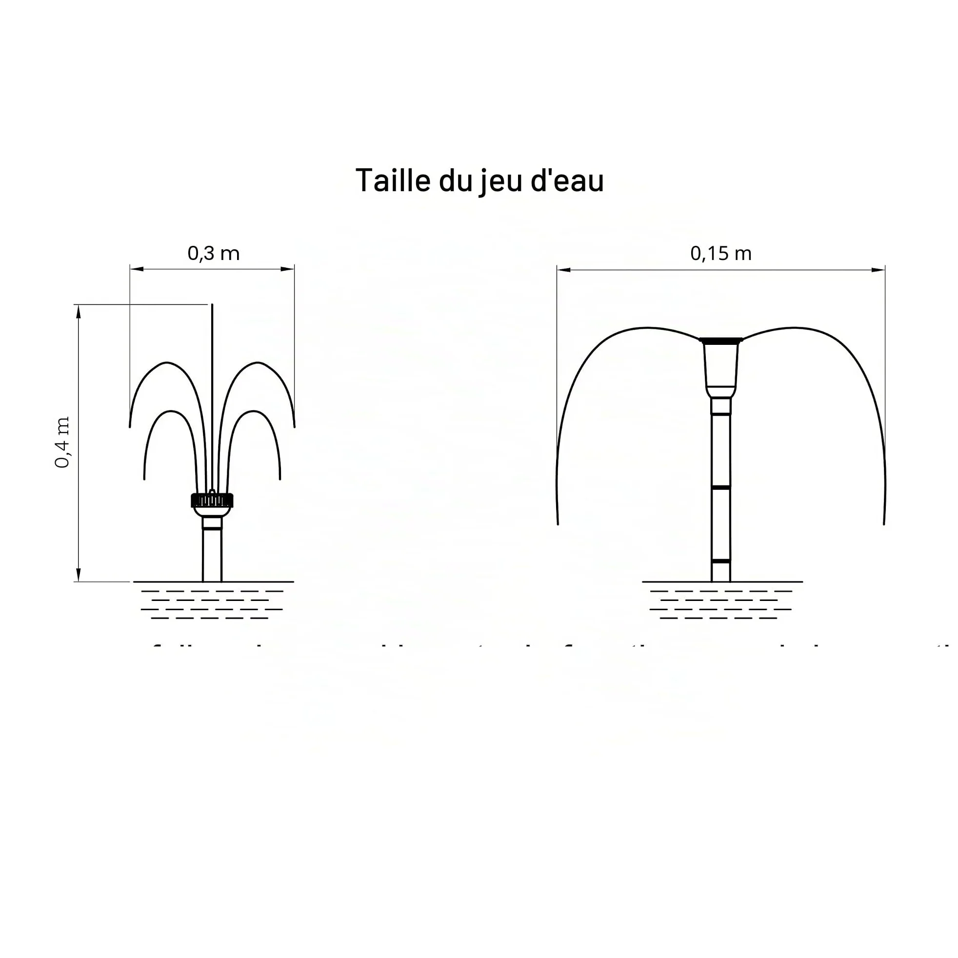 Esotec 101936 Kit de pompe et solaire à LED pour bassin avec 8 400 LED, batterie LiFePo4, piquet de terre, panneau solaire 8 W, fontaine de jardin