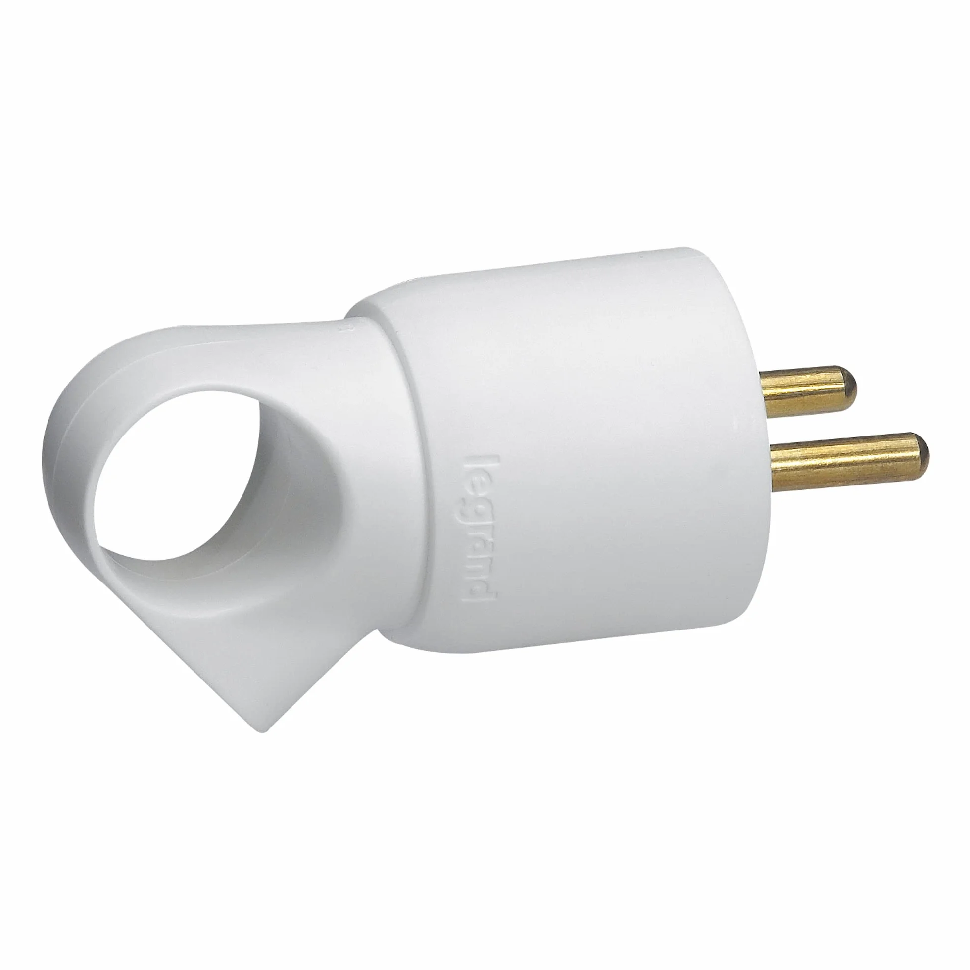 LEGRAND Fiche Mâle Plastique 2P+T 16A Serre-Câble À Vis Blanc