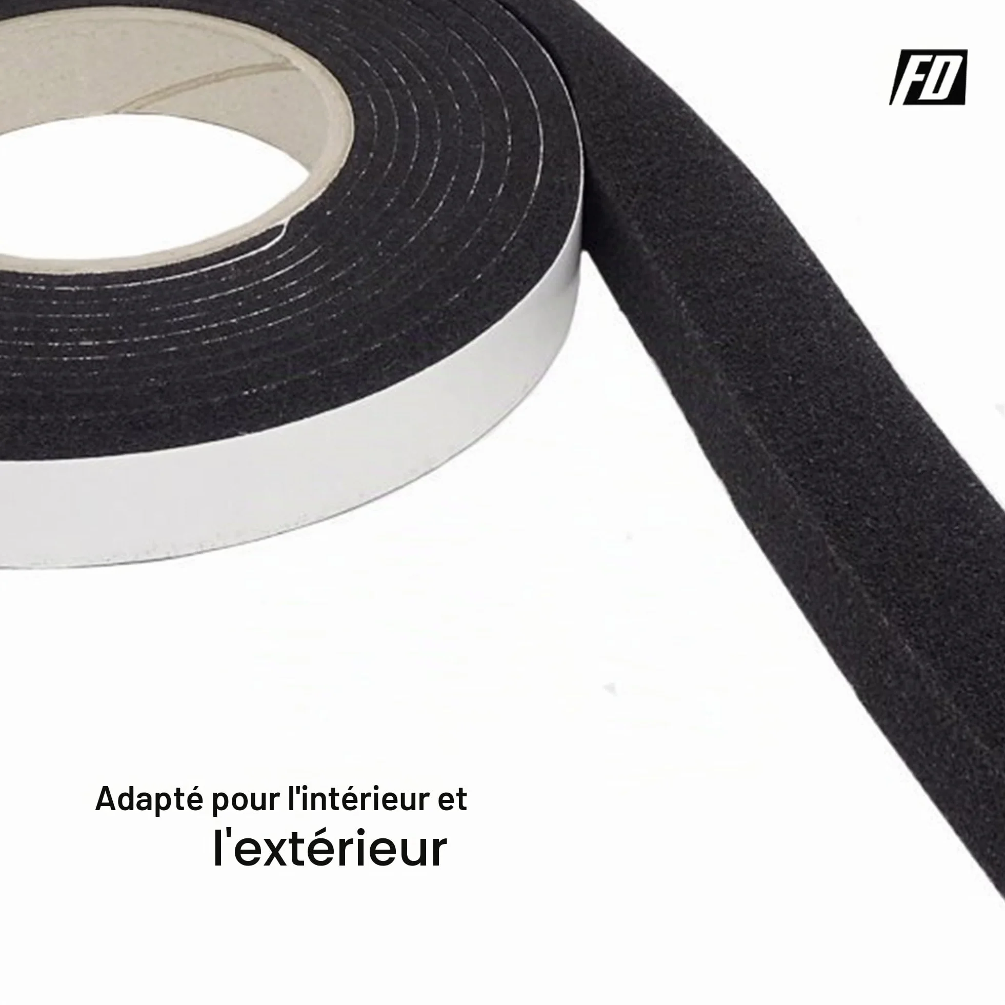 Joint d'Étanchéité en Bande Comprimée 10/3 - Ruban de Compression 10m x 10mm, Gris