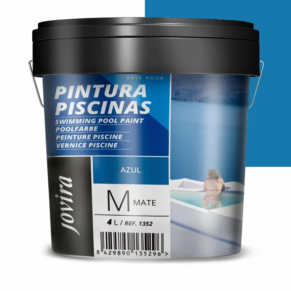 JOVIRA PINTURAS Peinture piscine à l'eau 4 Litres Bleu