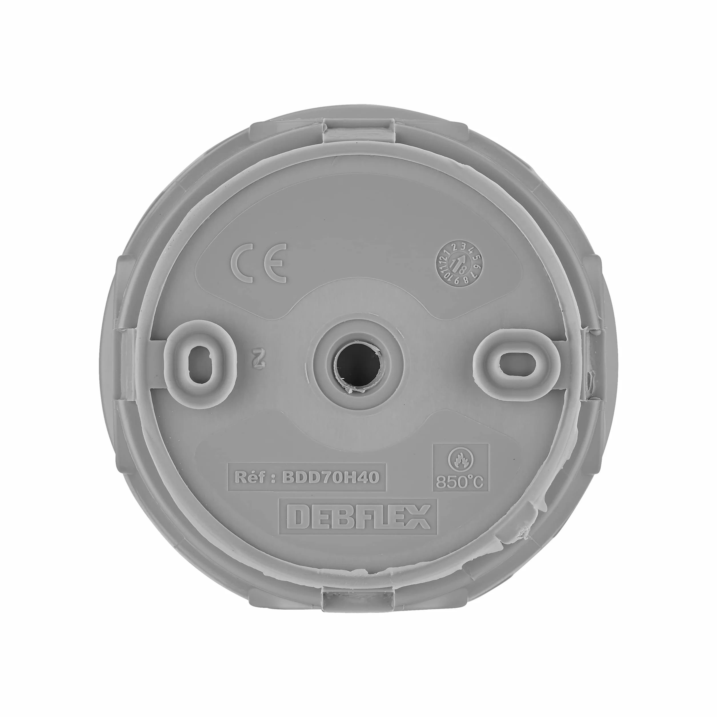 DEBFLEX Boîte Dérivation Etanche IP54 Lot de 3 Grise ⌀70 x 40 mm