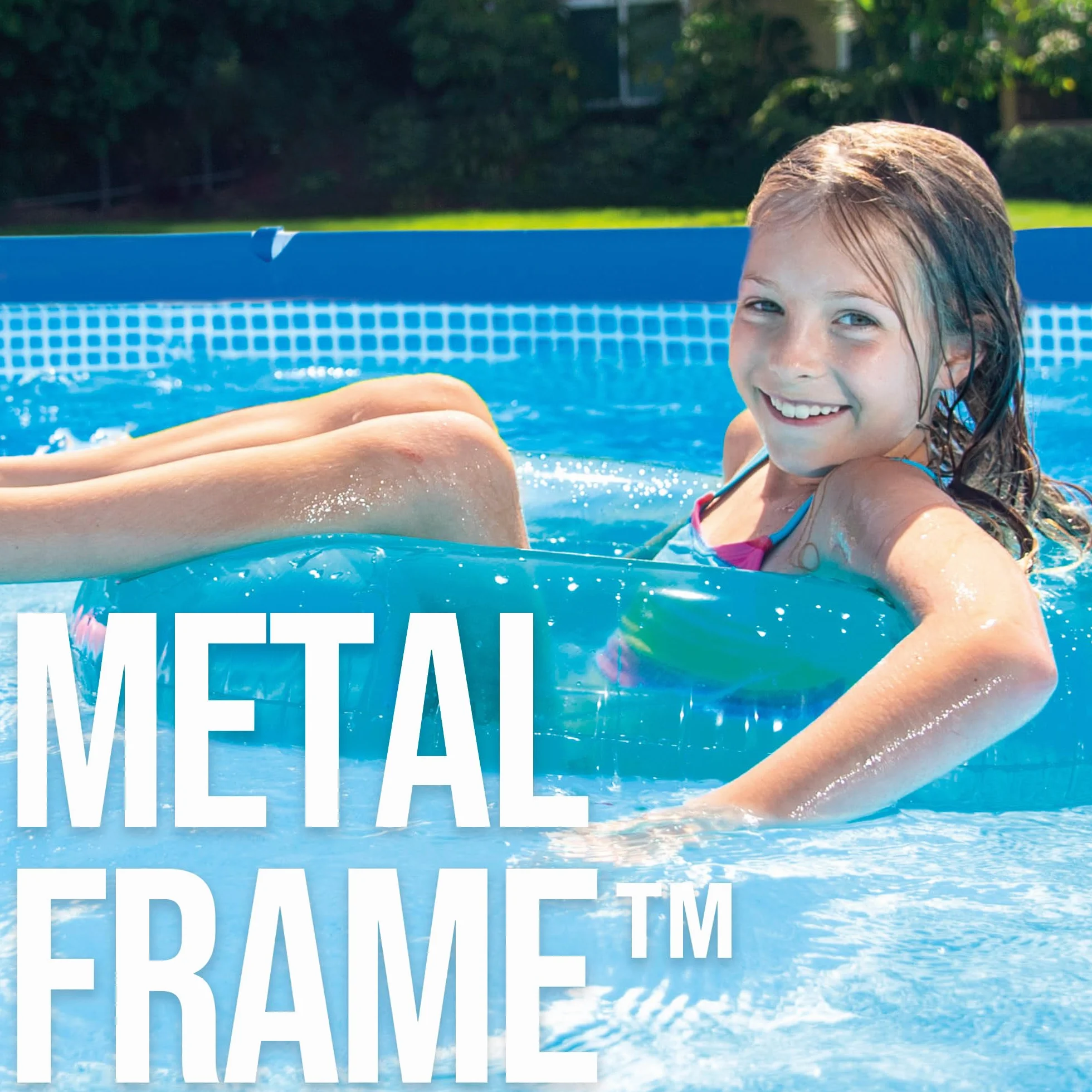 Intex Piscine Metal Frame Junior Rectangulaire Tubulaire 4,50 x 2,20 x 0,84m
