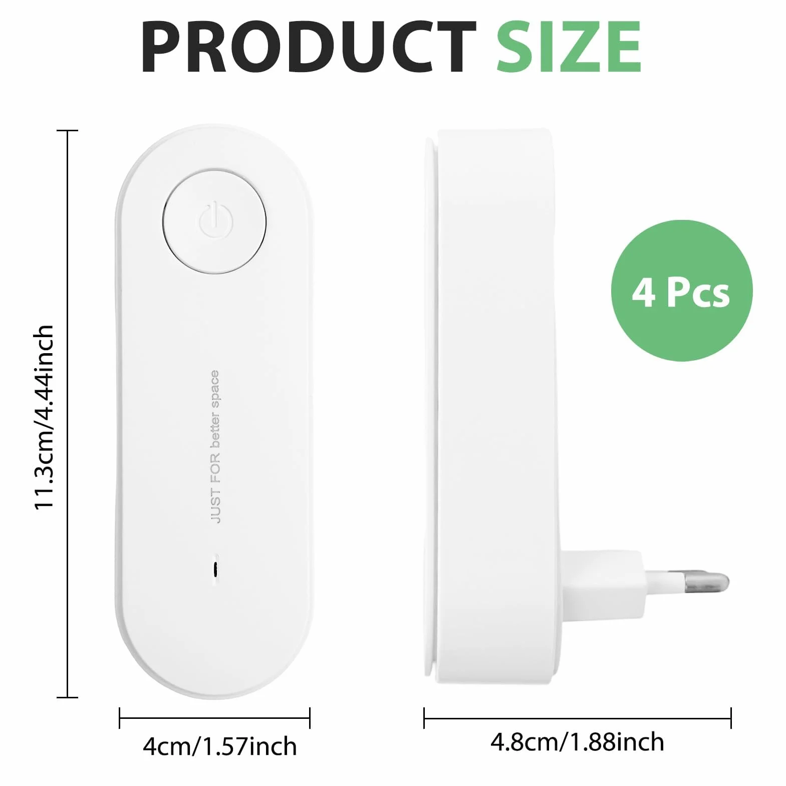Purificateur d'Air Anti-Acariens avec Ultrasons et Ions Négatifs - Élimine les Acariens, Repousse les Insectes - Portable pour Chambre, Maison, Bureau - Purification d'Air Silencieuse et Efficace