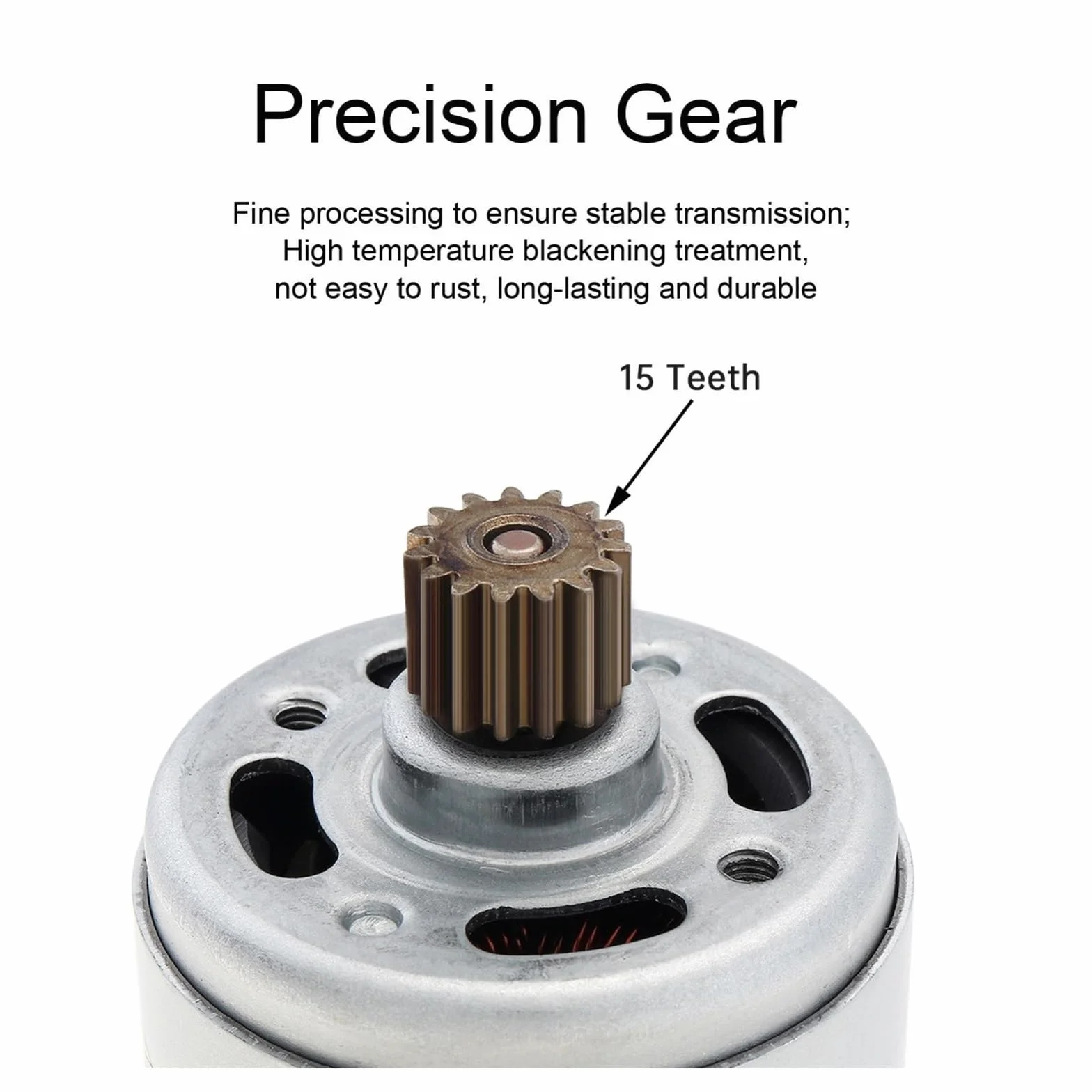 Moteur CC RS550 15 dents 10,8-18V Micromoteur Haute Vitesse
