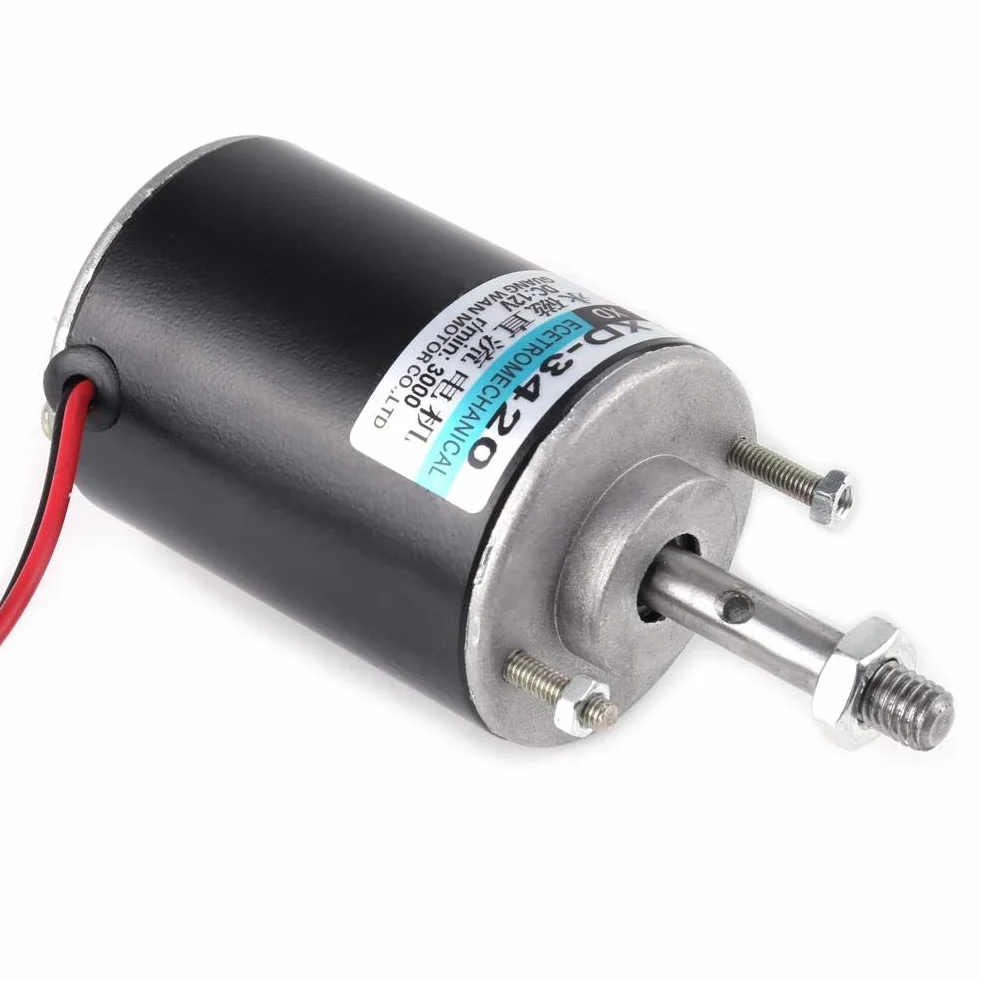 Moteur à courant continu à aimant permanent 12/24V 30W 3500RPM CW/CCW grande vitesse