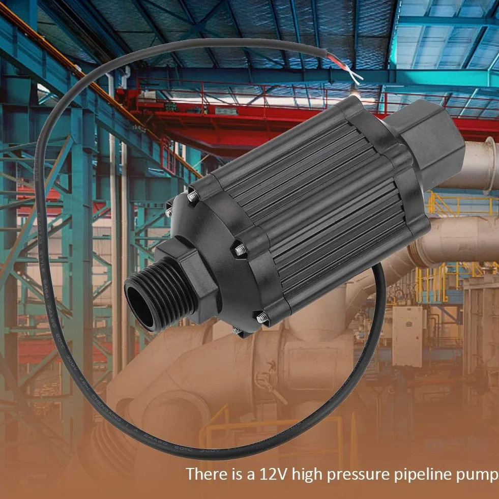 Pompe de Circulation d'Eau à Haute Pression DN15 12V 18W pour l'Industrie et les Ménages