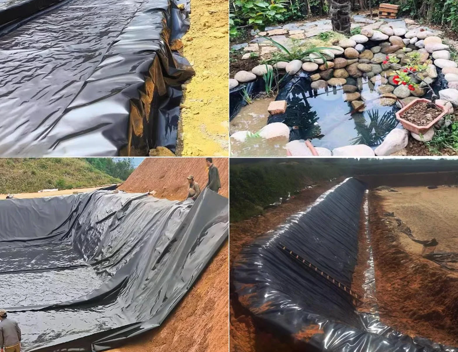 Bâche Bassin Liner Poisson Piscines Membrane étanche 5x8m 16.4x26.2ft