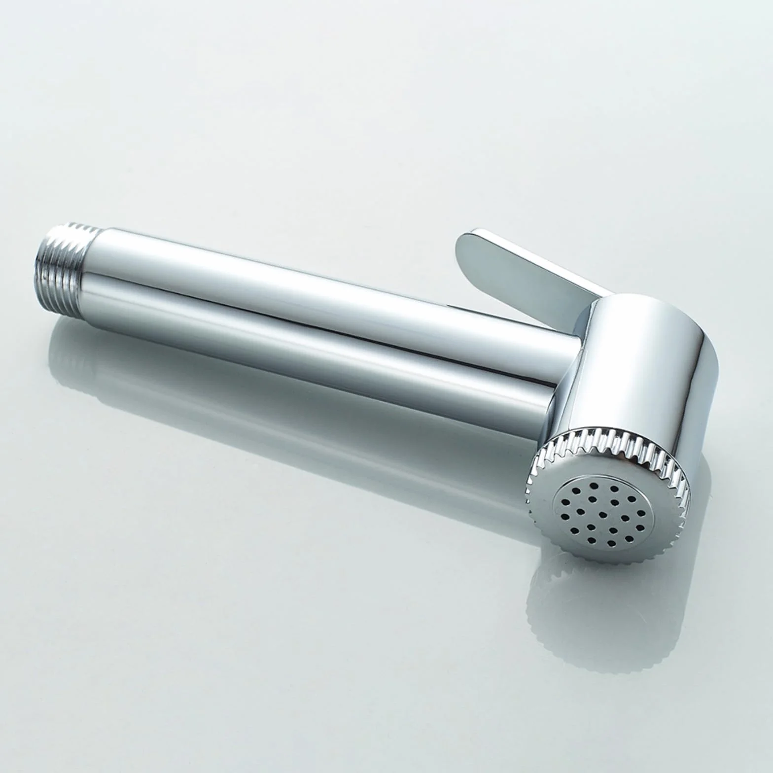 Ibergrif Kit Douchette WC avec Support Mural et Tuyau 1,2 m, Finition Chromée Argentée – Douche Hygiénique pour Toilettes