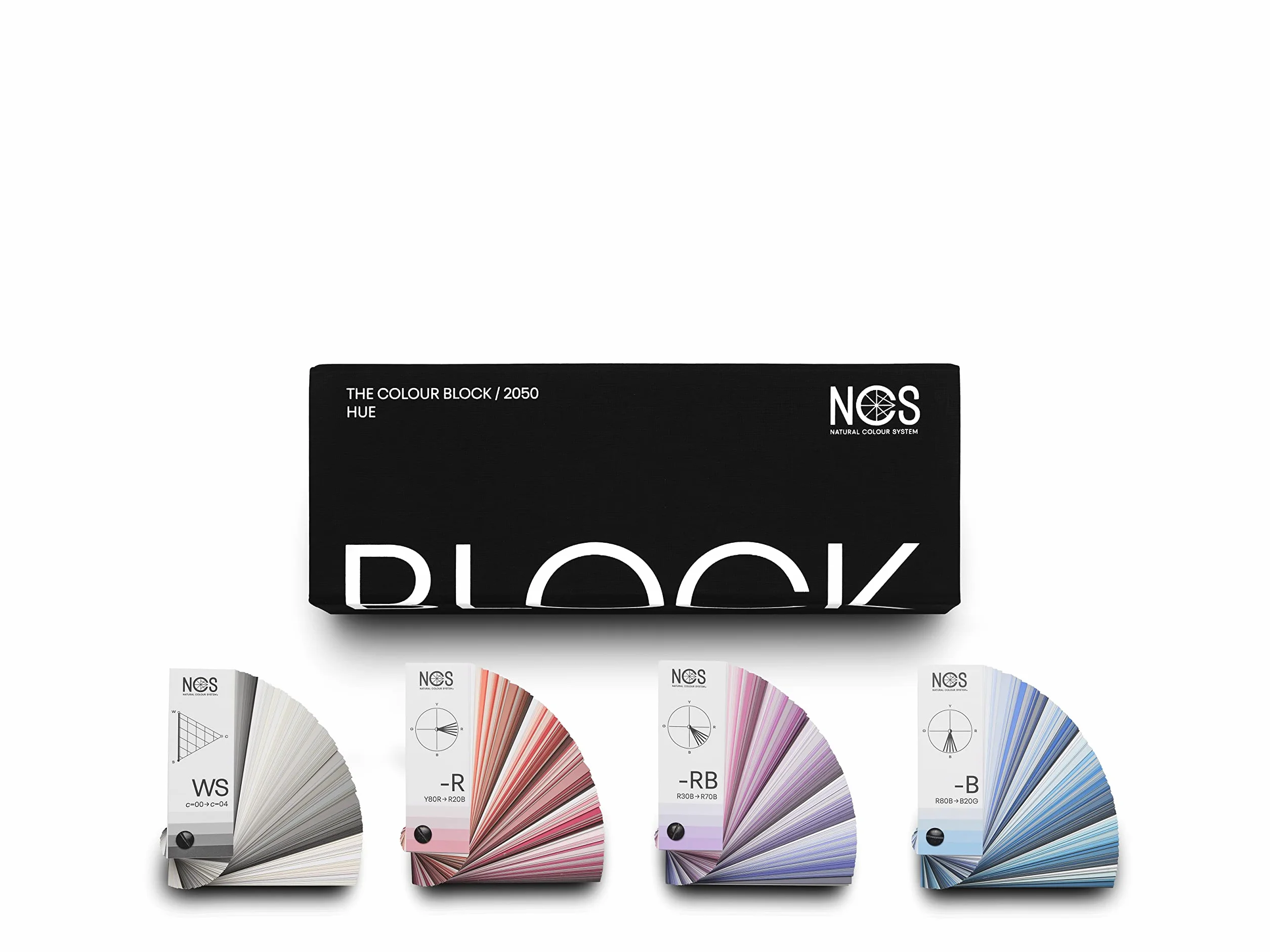Bloc NCS-Block Colortton 2050 – Palette de couleurs standard NCS 2050, 2,7 kg, 38 x 14,5 x 10 cm