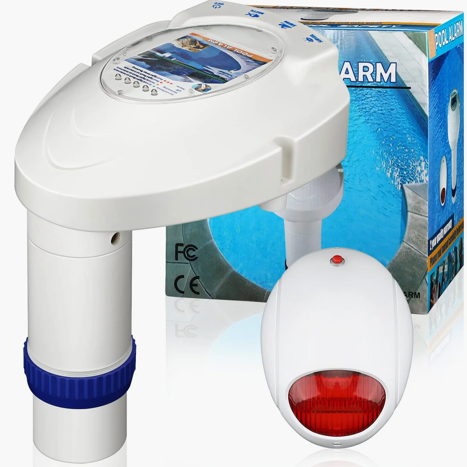 Xuhal Système de surveillance électronique d'alarme de piscine, détecteur de mouvement pour piscine enterrée hors sol, sécurité pour enfants et animaux domestiques, manuel d'utilisation (français non
