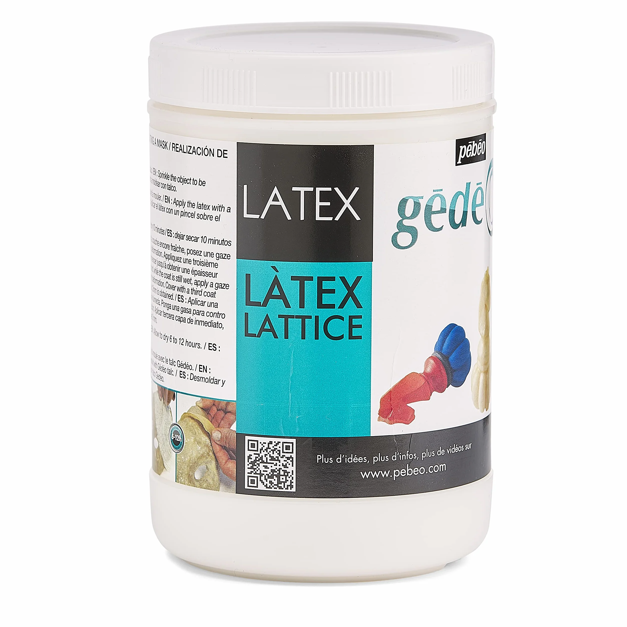 Pebeo Gedeo Latex à mouler 1 l Blanc